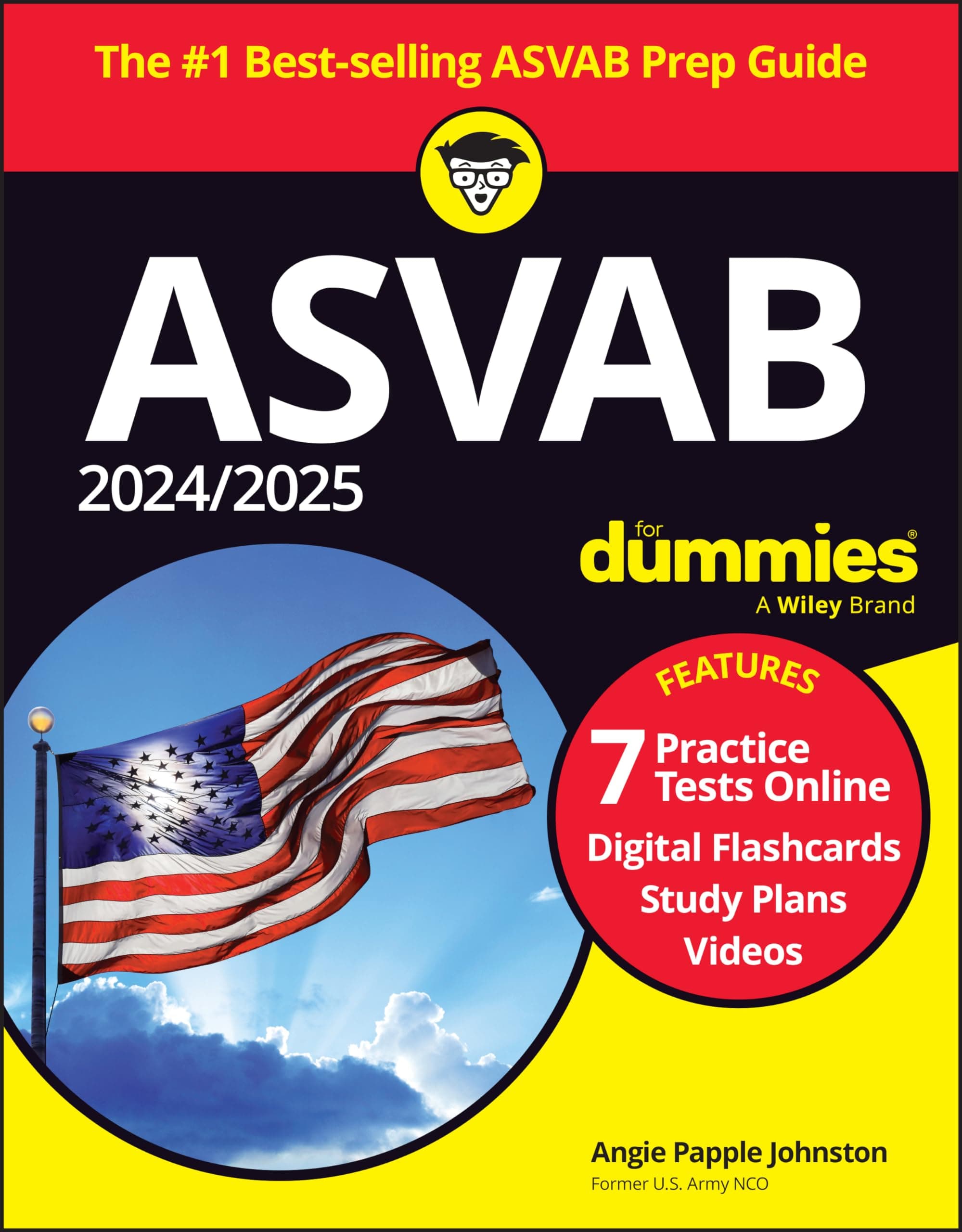 For Dummies 2024/2025 ASVAB : Book + 7 Practice Tests + Flashcards + Videos Online