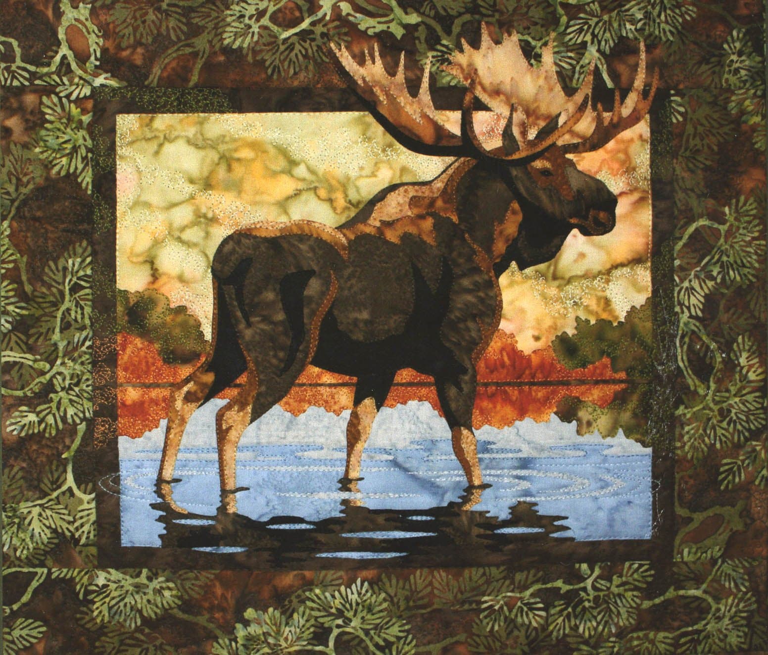 Toni Whitney Design Hidden Lake Applique Quilt Pattern