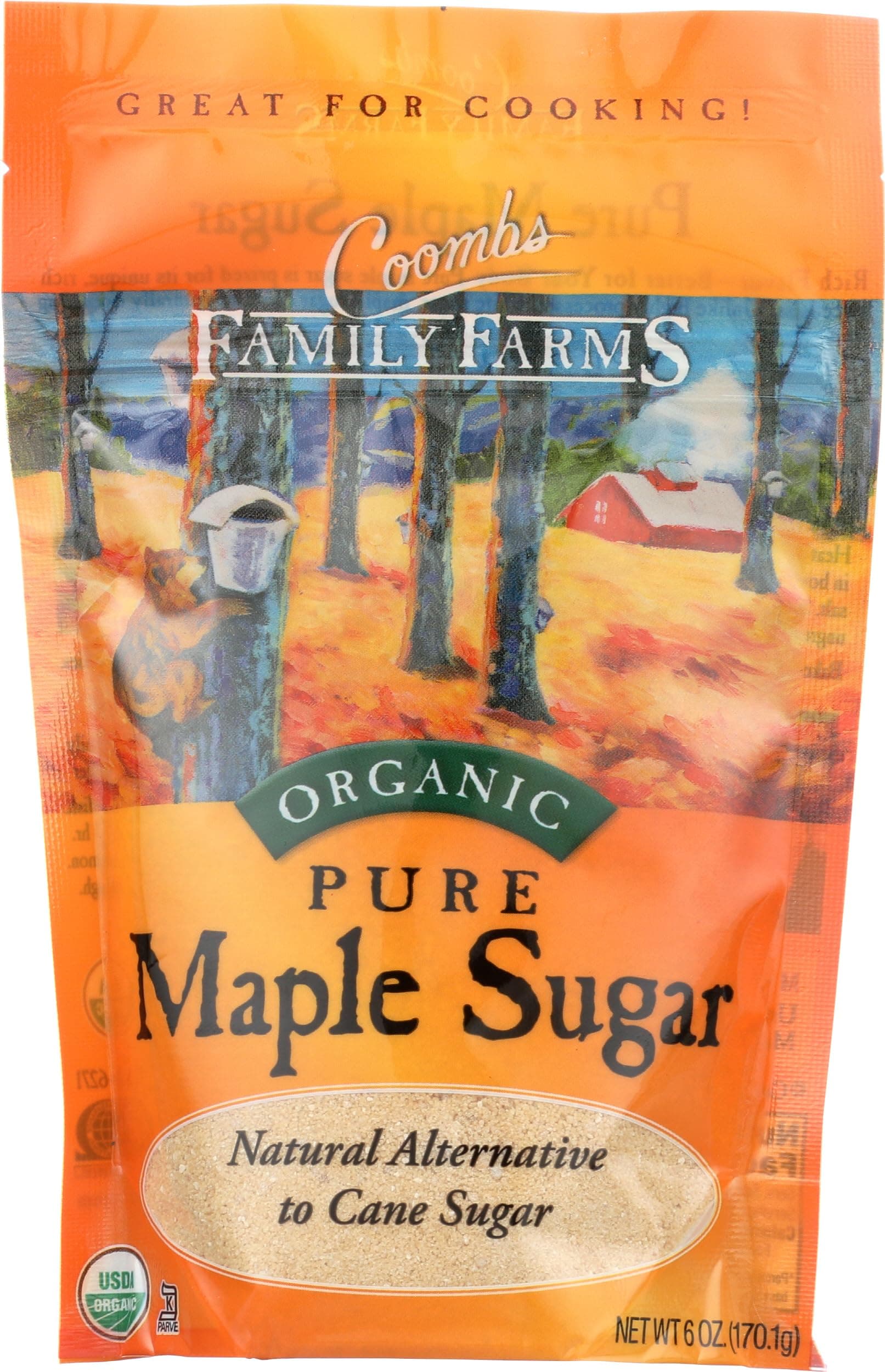 Organic Pure Maple Sugar, Original, 6 oz