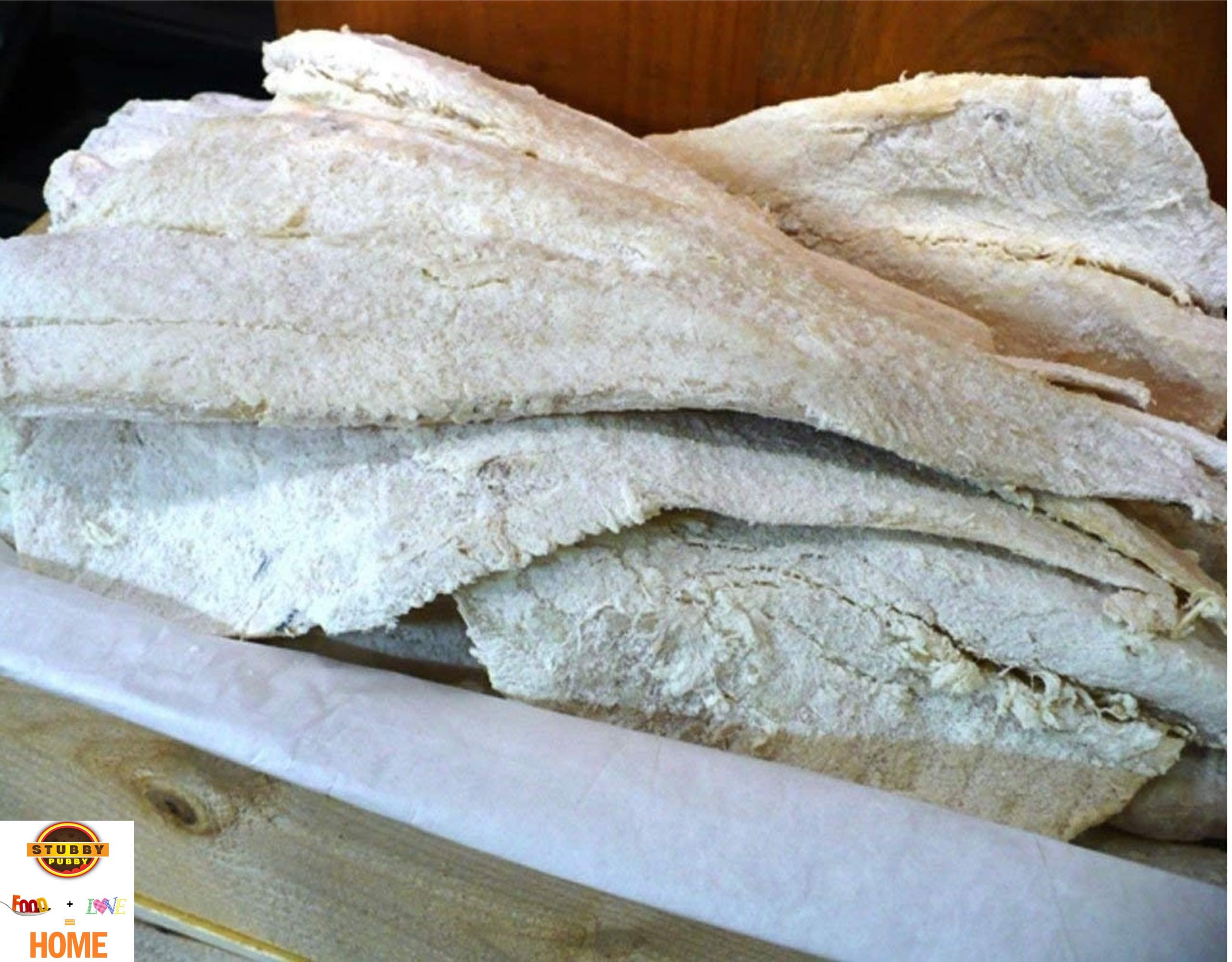 Cod Dried Salted Bacalao Without Bone Baccala 2.5 Lb. (Featuring Our Complimentary Fridge Magnet)