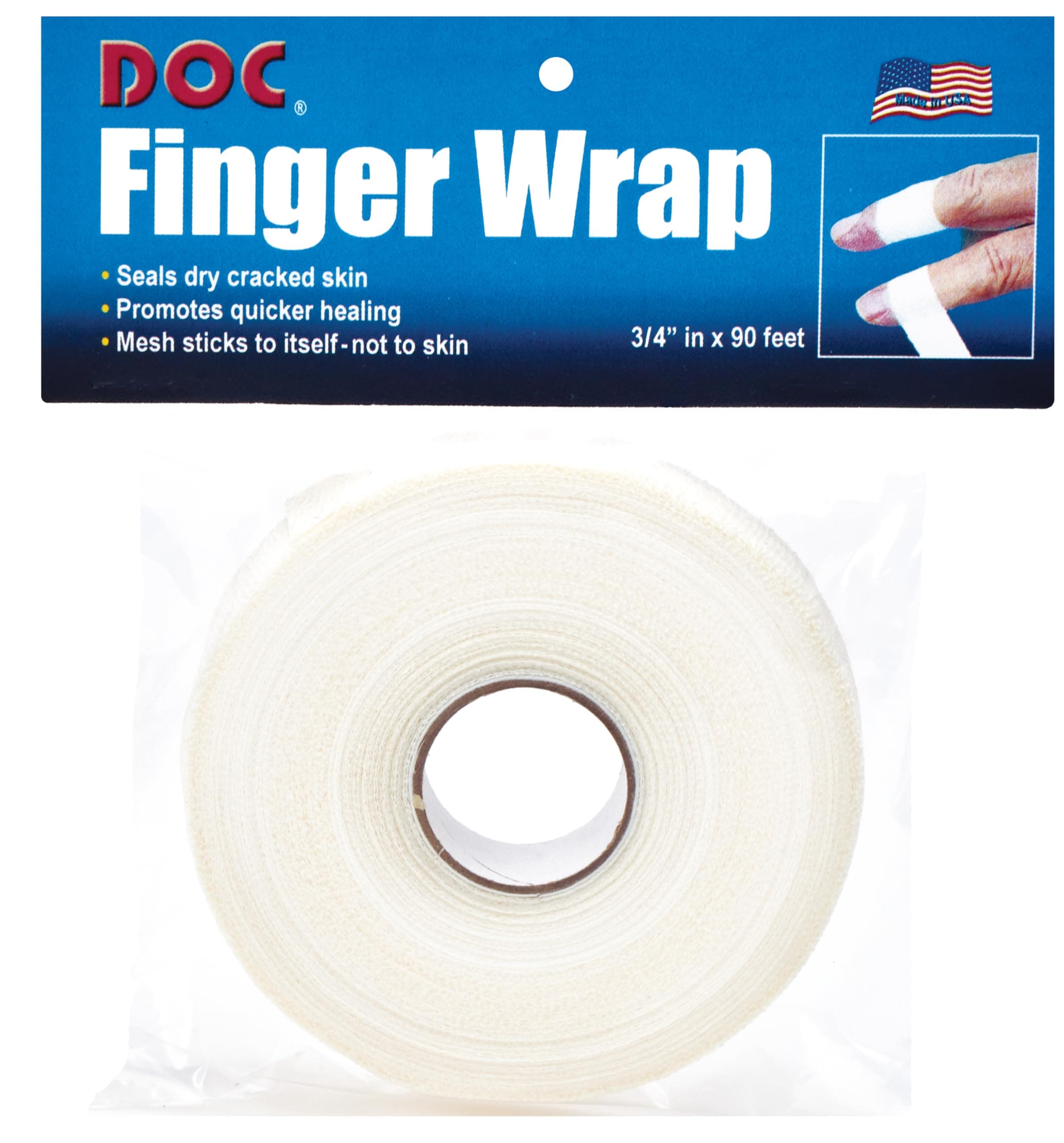 Finger Wrap Protective Tape, White