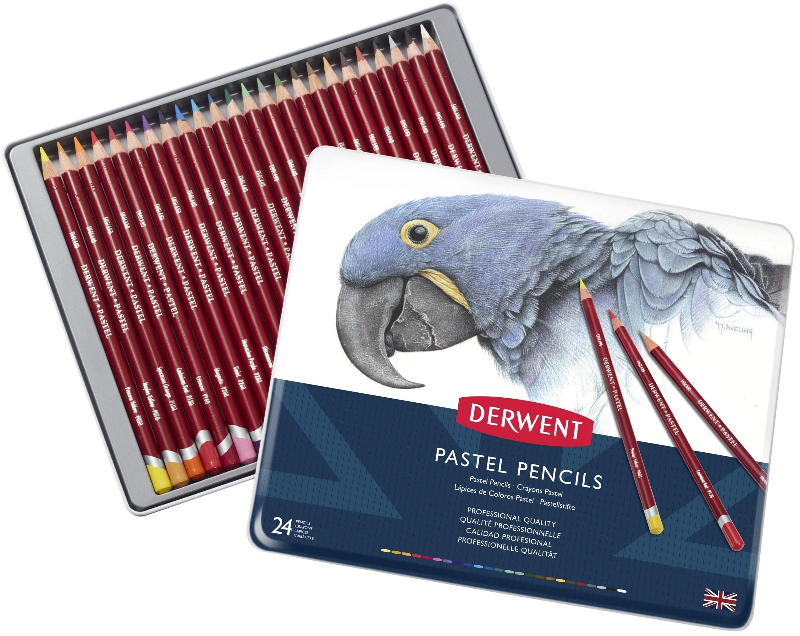 Derwent PASTEL PENCIL-24 SET TIN