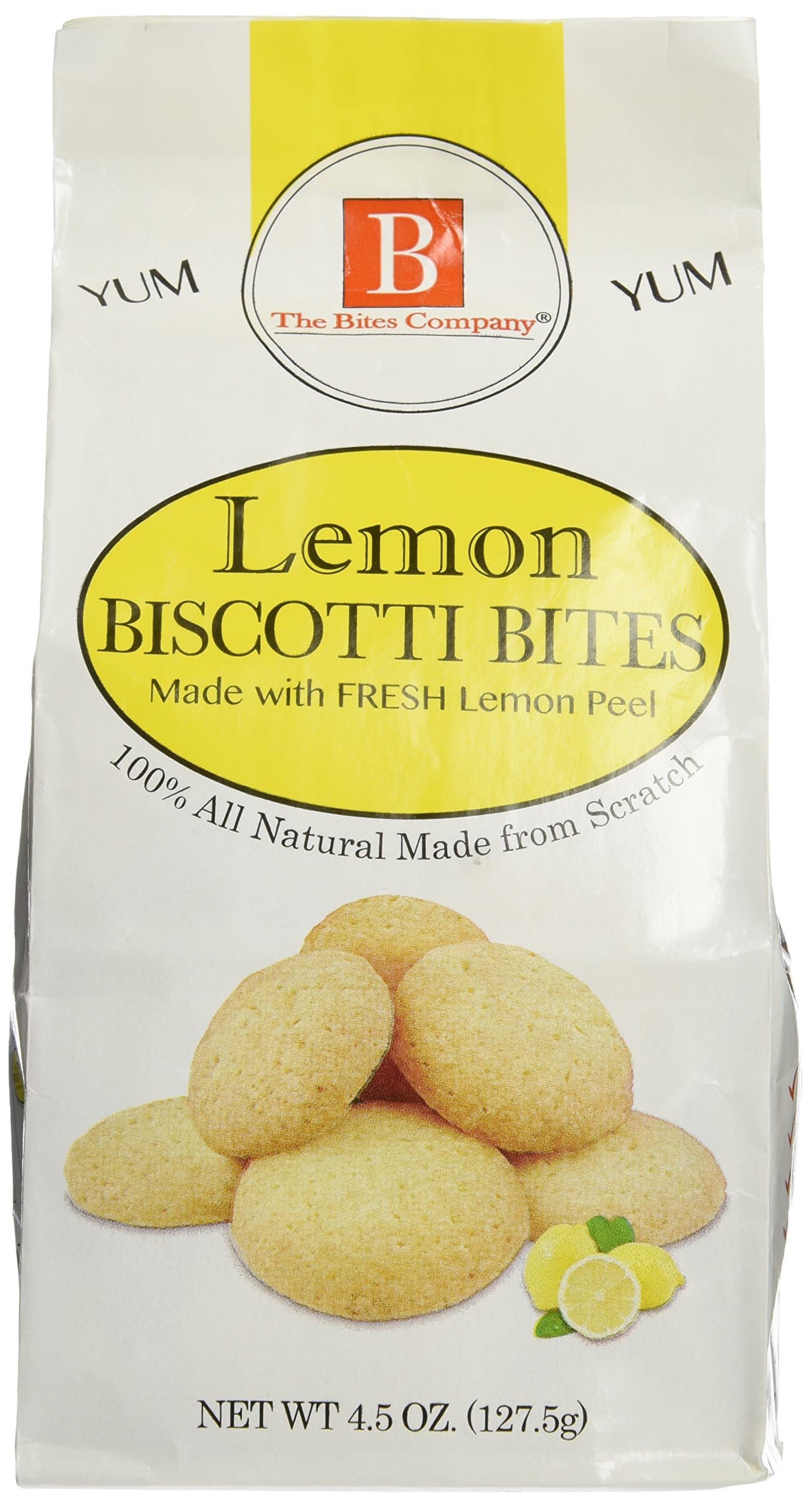 The Bites Company Lemon Biscotti Bites - 2 Pack