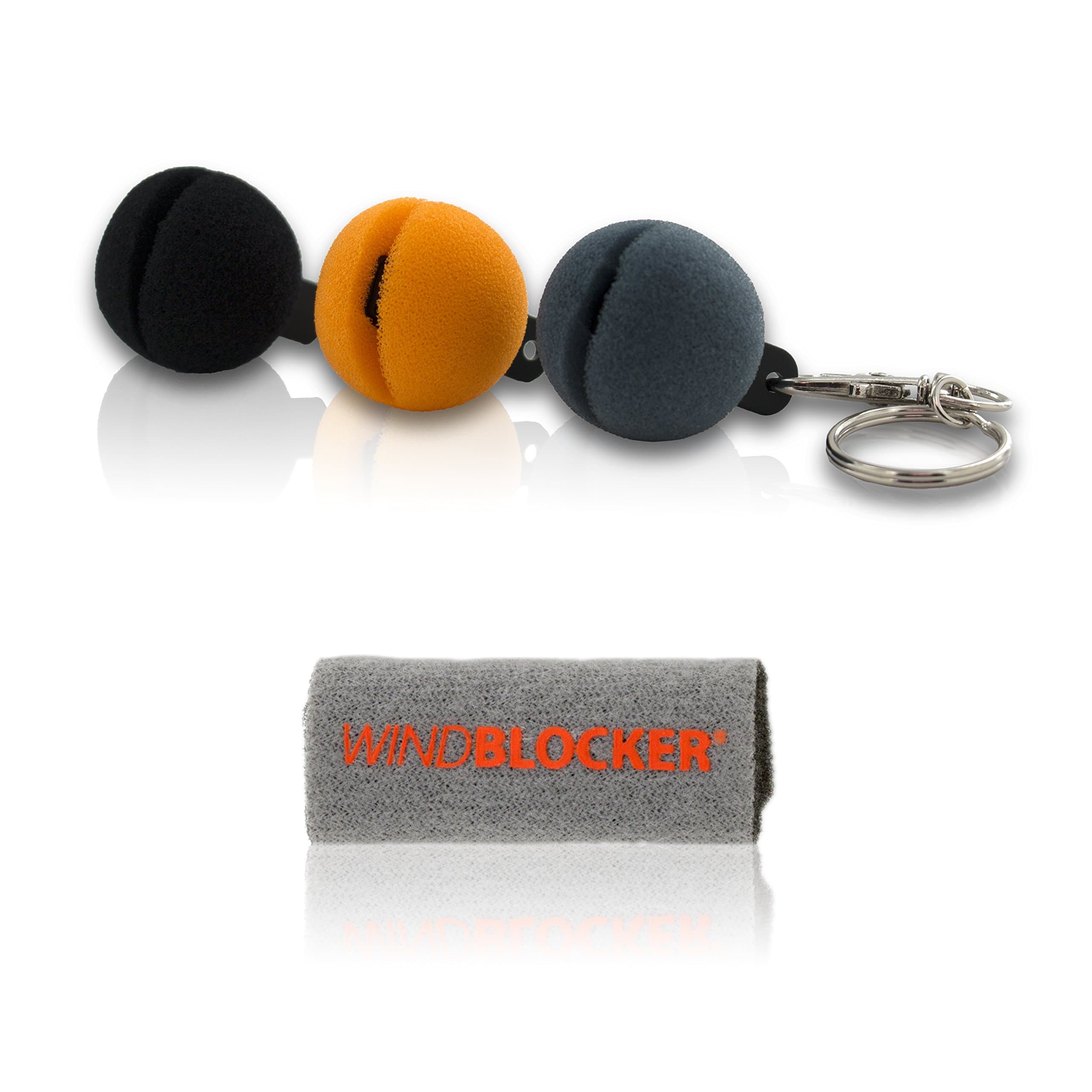 The Original WINDBLOCKER Accessory Organizer for Universal - Retail Packaging - Black/Orange/Grey
