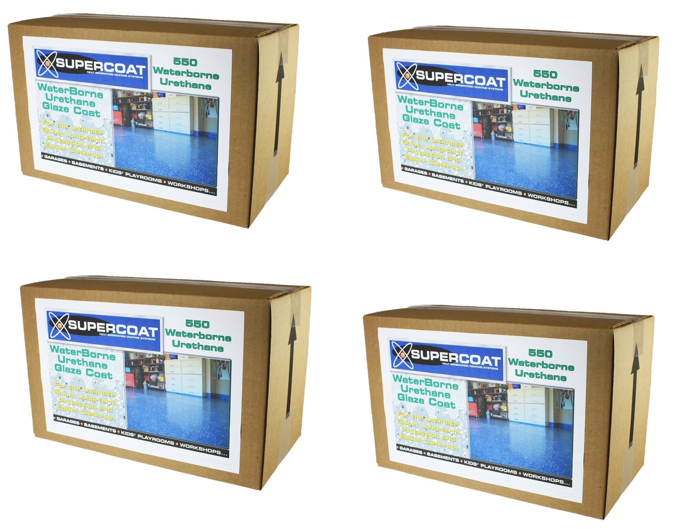 SUPERCOAT Waterborne Urethane Glaze Coat (4 pack)