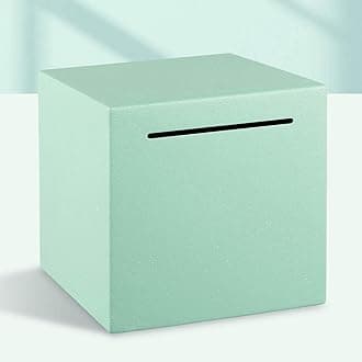 Piggy Bank for Adults,Safe Piggy Bank Made of Stainless Steel,Can Only Save The Piggy Bank That Cannot be Taken Out (Green, 4.72IN)