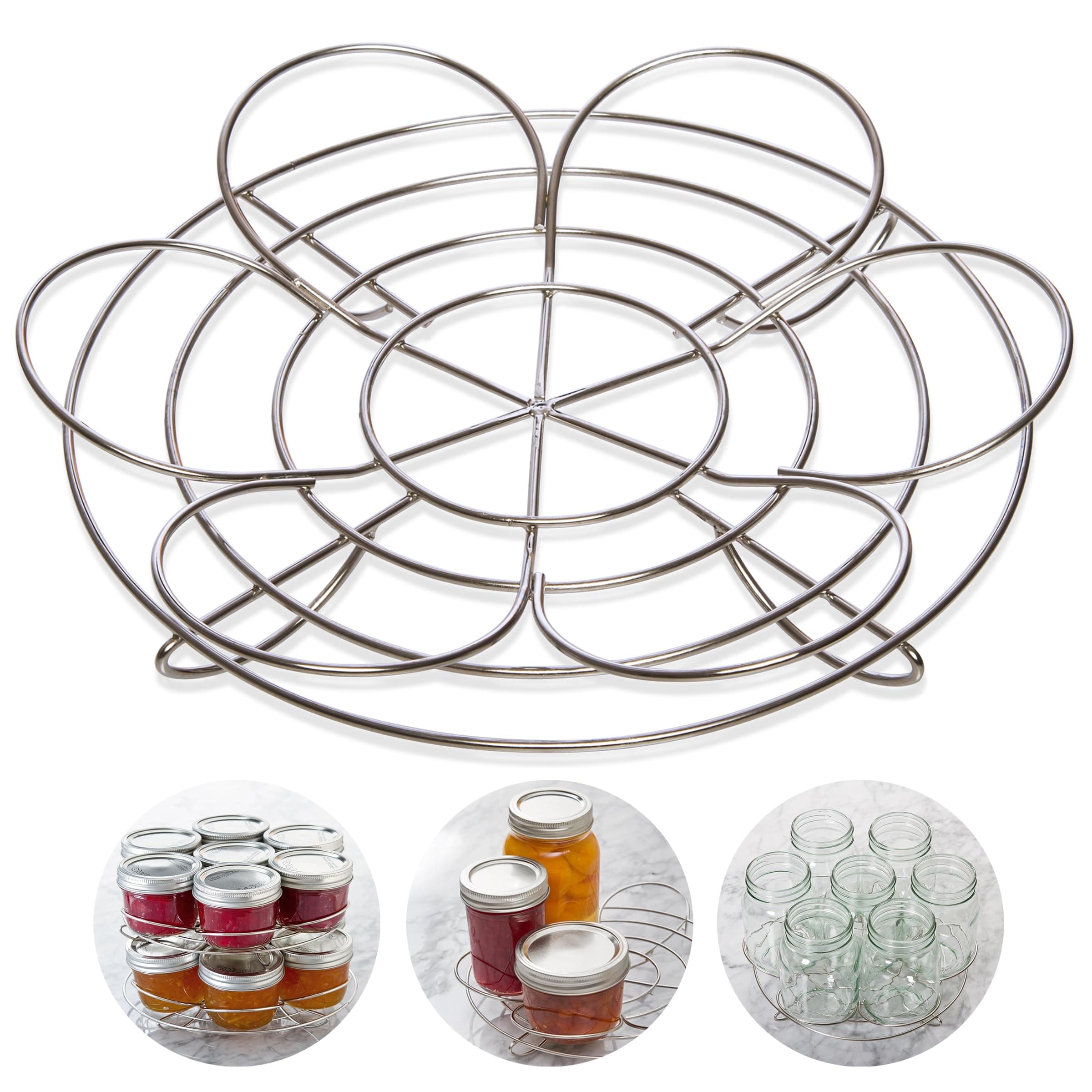 Prepworks by Progressive Reversible Stainless Steel Canning Rack