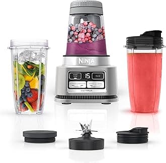 Blenders for Kitchen | Smoothie Blender, Mixer, Grinder - Premium Blending Performance for Sauces, Frozen Drinks, and More | 1200 Peak Watt Motor | SS101 Foodi Personal Smoothie Maker