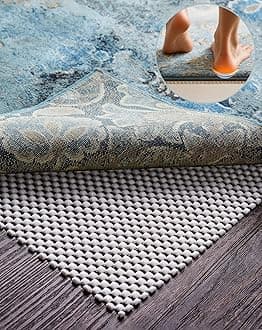 Veken Runner Rug Pad Gripper for Hardwood Floors, Non Slip 2x6 Ft Rug Pads for Area Rugs, Thick Rug Grippers for Tile Floors, Under Carpet Anti Skid Mat, Keep Your Rugs Safe and in Place
