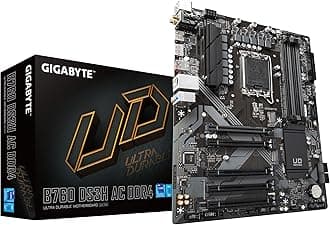 GigabyteB760 DS3H AC DDR4 (LGA 1700/ Intel/ B760/ ATX/ DDR4/ M.2/ PCIe 4.0/ USB 3.2 Gen 2 Type-C/Realtek Wi-Fi/Realtek GbE LAN/Q-Flash Plus/PCIe EZ-Latch/Motherboard)