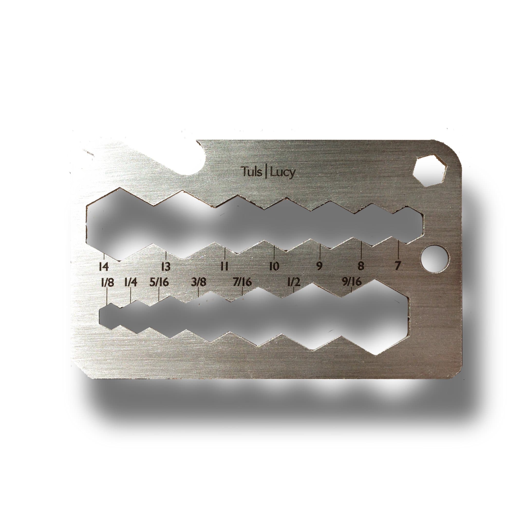 Tuls | Lucy Titanium - credit card sized compact pocket tool