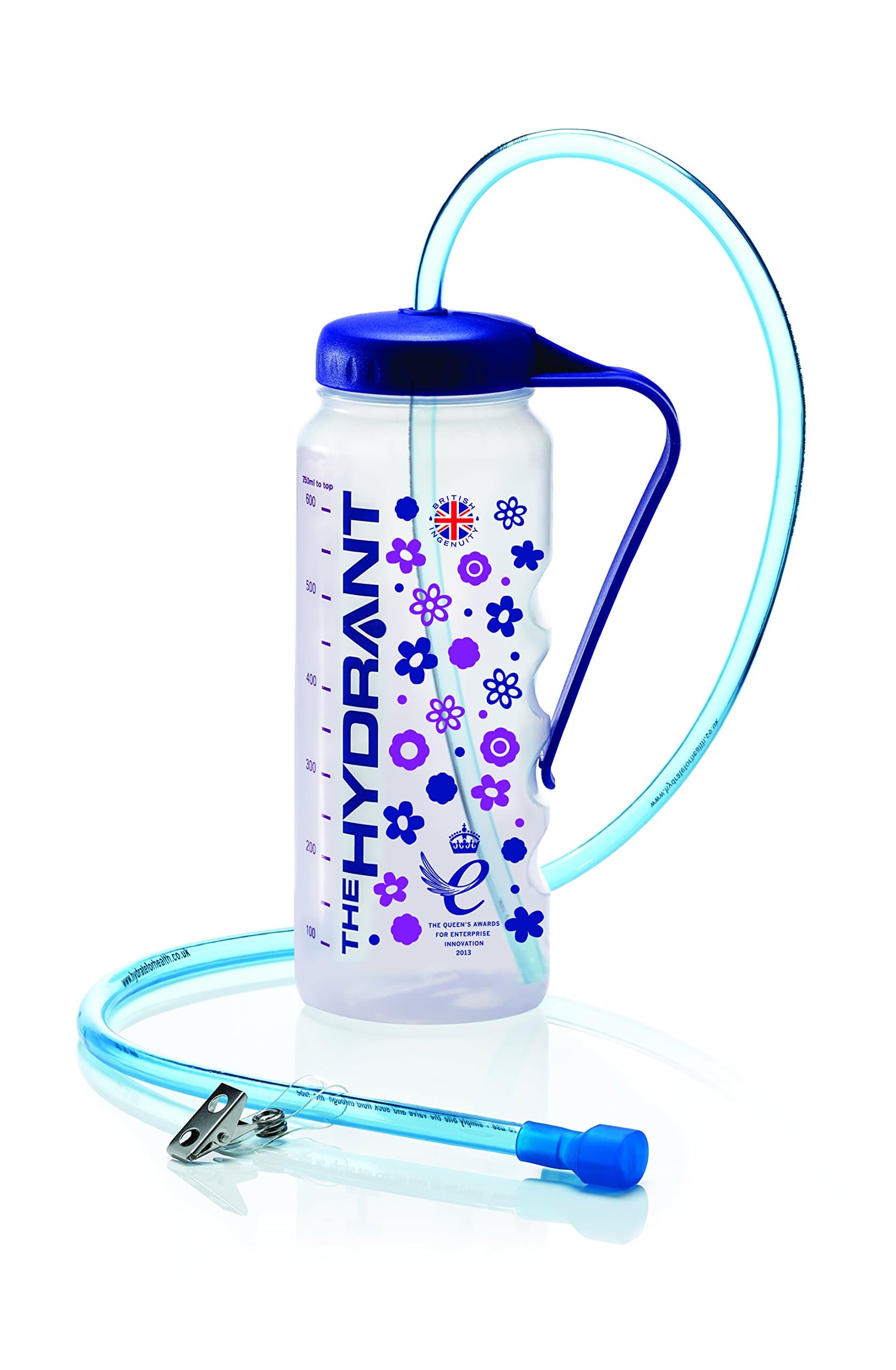 The Maternity Hydrant: Solving the Problem of Reaching, Lifting or Holding Drinks. Access to Fluids During Labour, Recovery and Breastfeeding – Unique & Ingenious Long Straw Water Bottle – 750ML