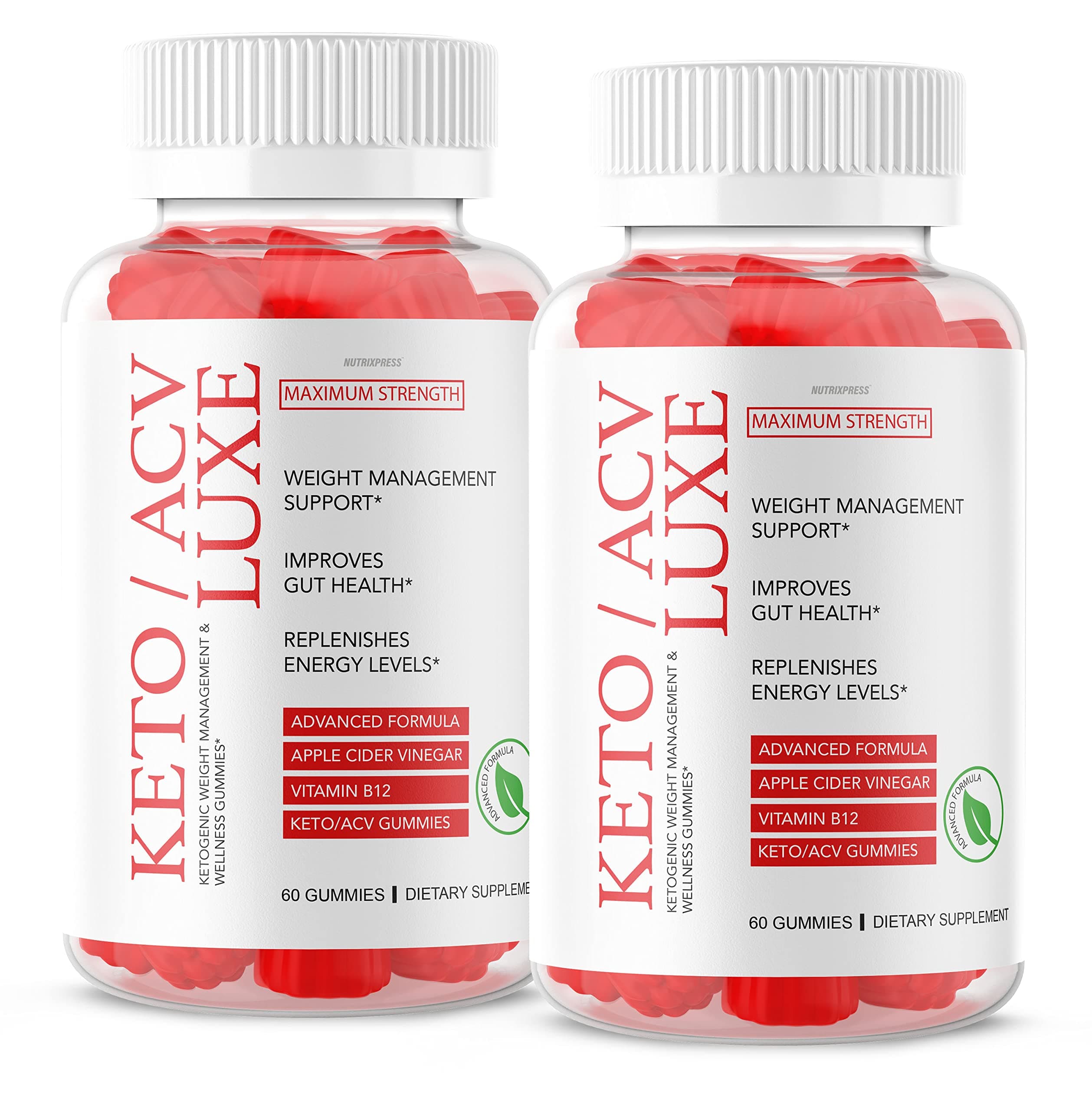 (2 Pack) - Keto Luxe ACV Gummies - New KetoLuxe Plus Advanced Apple Cider Maximum Strength Formula, KetoLuxeACVGummies, Shark, KetoLuxeACV + Gummys, Brand, Reviews, Pure, LuxeGummies, 60 Days Supply