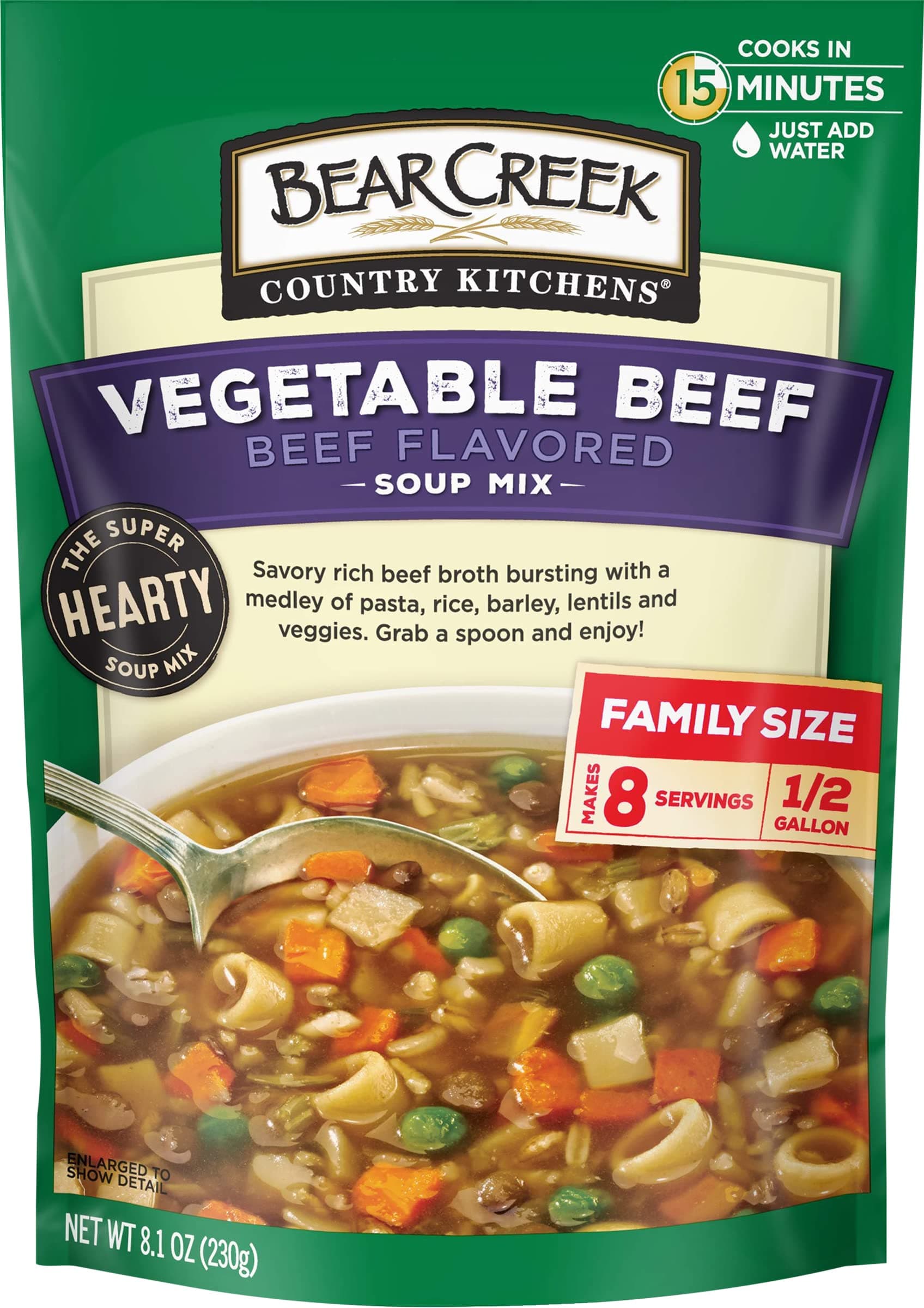 Soup Mixes, Vegetable Beef, 8.1 Ounce
