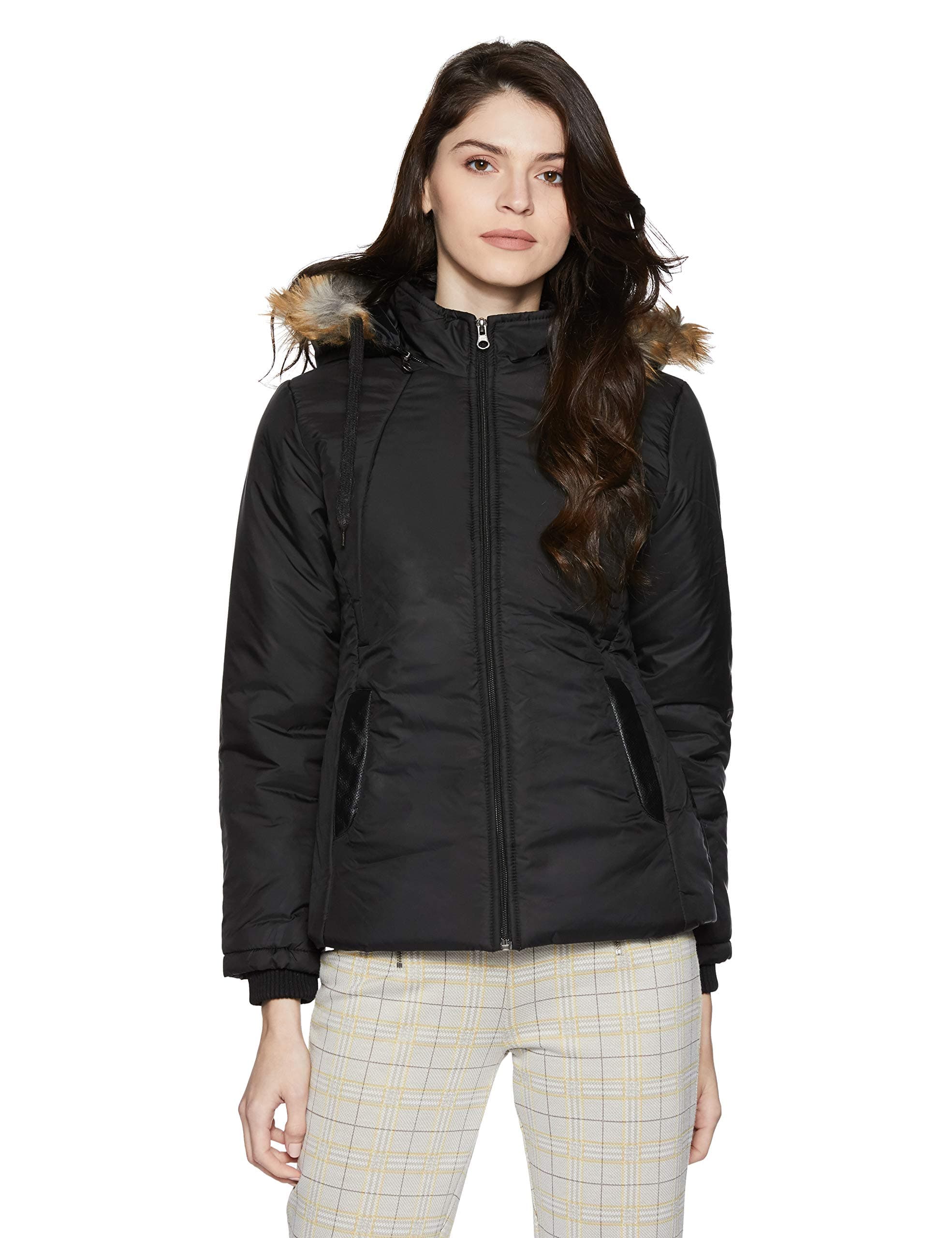Qube By Fort CollinsWomen's Solid Parka Hoodie