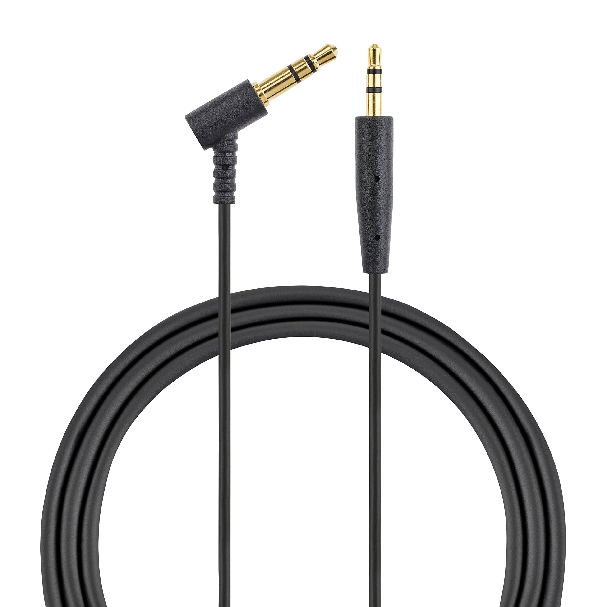 AGS Retail Ltd Compatible Audio Cable Replacement for Bose Headphones - Black, 1.5m Audio Cable with 3.5mm/2.5mm Gold-Plated Jacks in Slim Mould Design. Audio Accessories