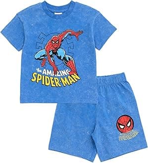 T-Shirt and French Terry Shorts Outfit Set Infant to Big Kid Sizes (12 Months - 18-20)
