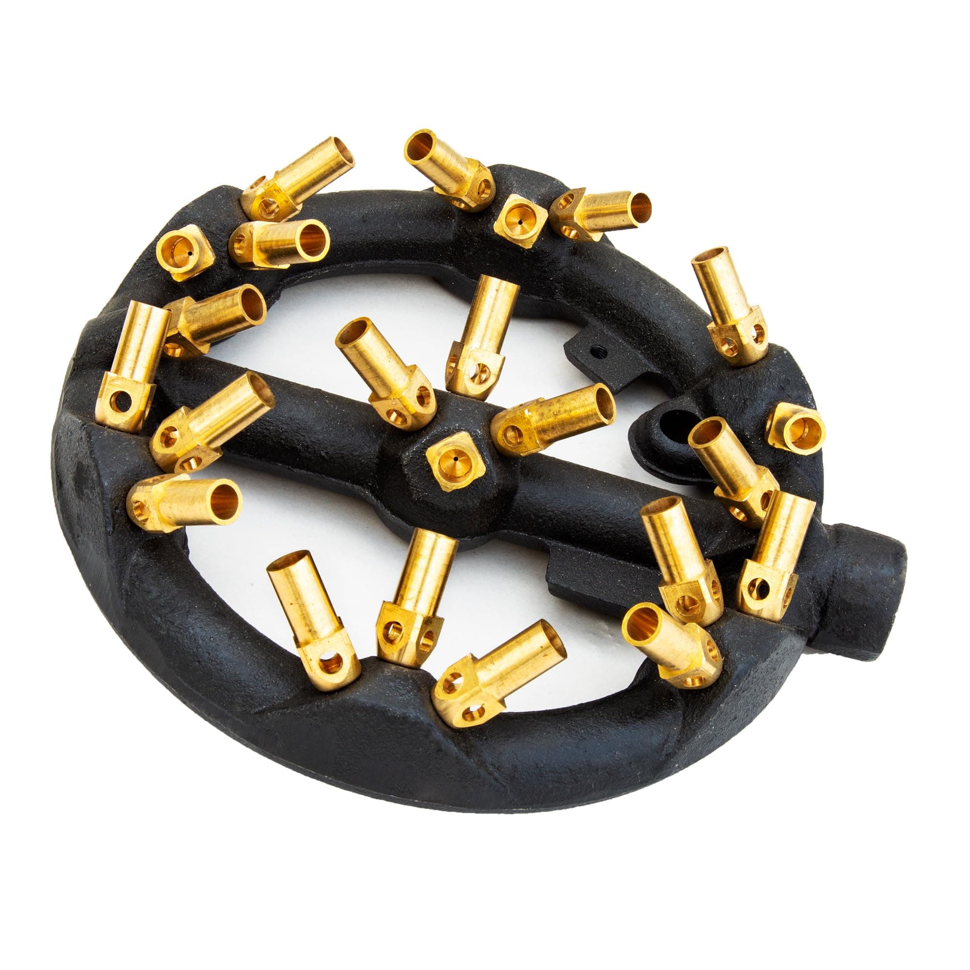 Chinese Wok Range 23 Tips Jet Burner, Copper Tips, Cast Iron Body, Propane Gas WR-JBR23LP