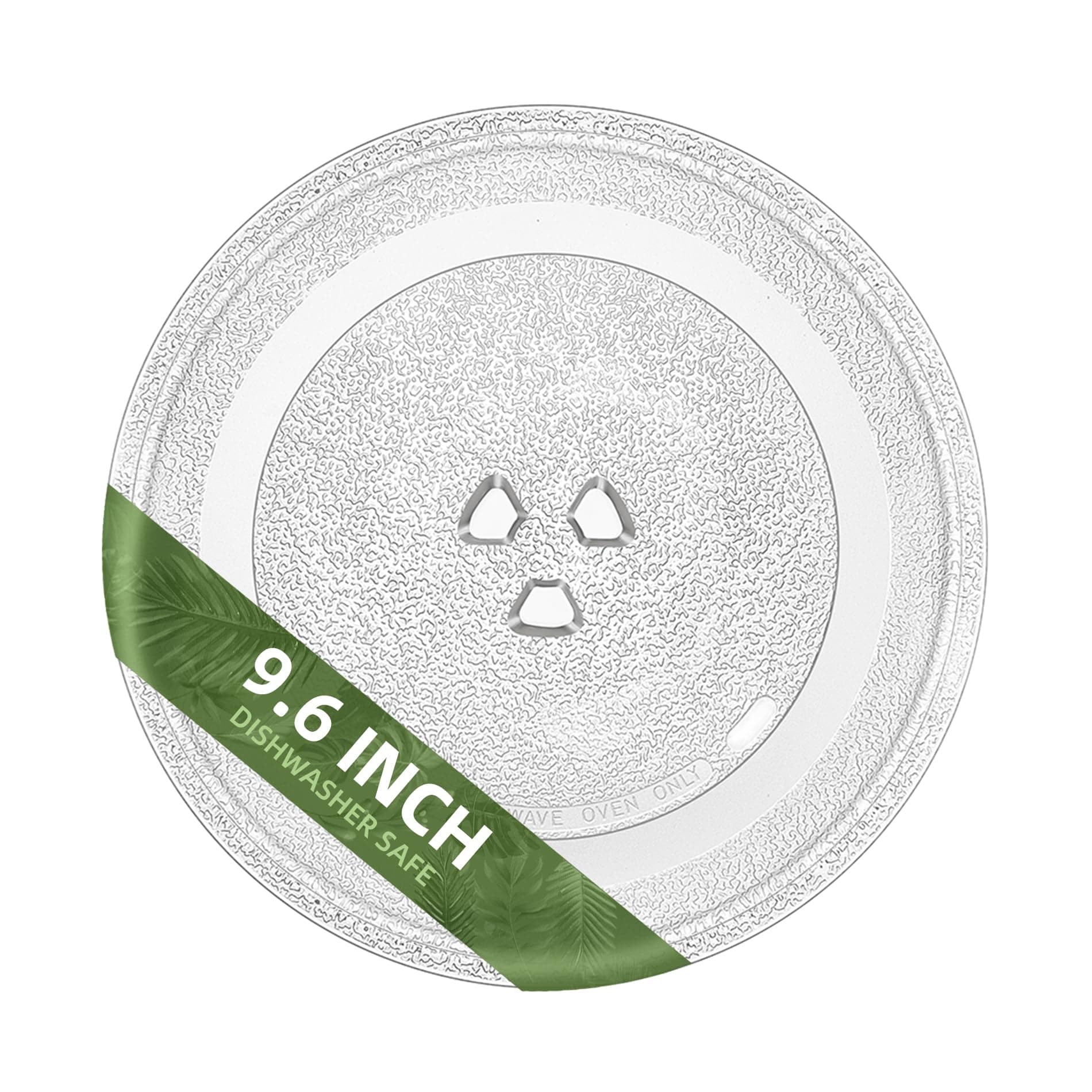 9.6" Small Microwave Glass Plate Replacement Universal Fit Farberware Galanz 245mm Microwave Turntable Tray, Also For 0.7 Cu.FT Retro Microwaves