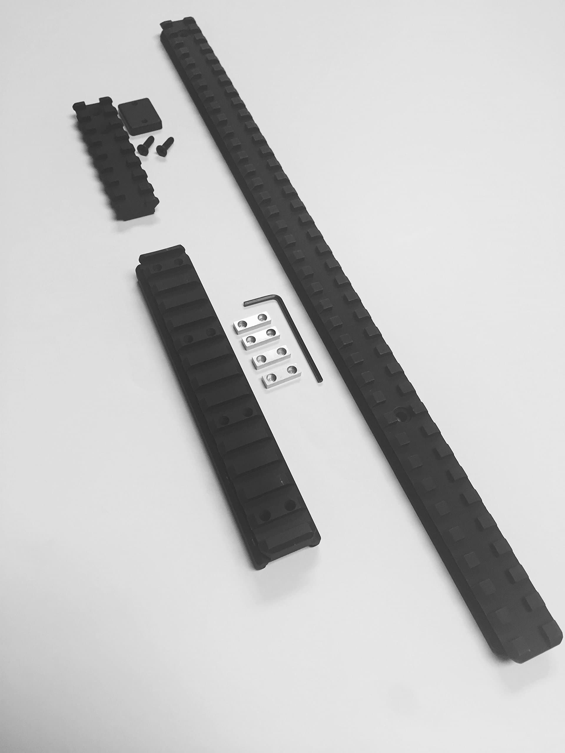 Kel-Tec KSG Upgrade Rail Combo Kit. Includes Extended Precision Upper Rail, Mini Angle Rail + Safety Lower Billet Picatinny Rail - by Hi-Tech Custom