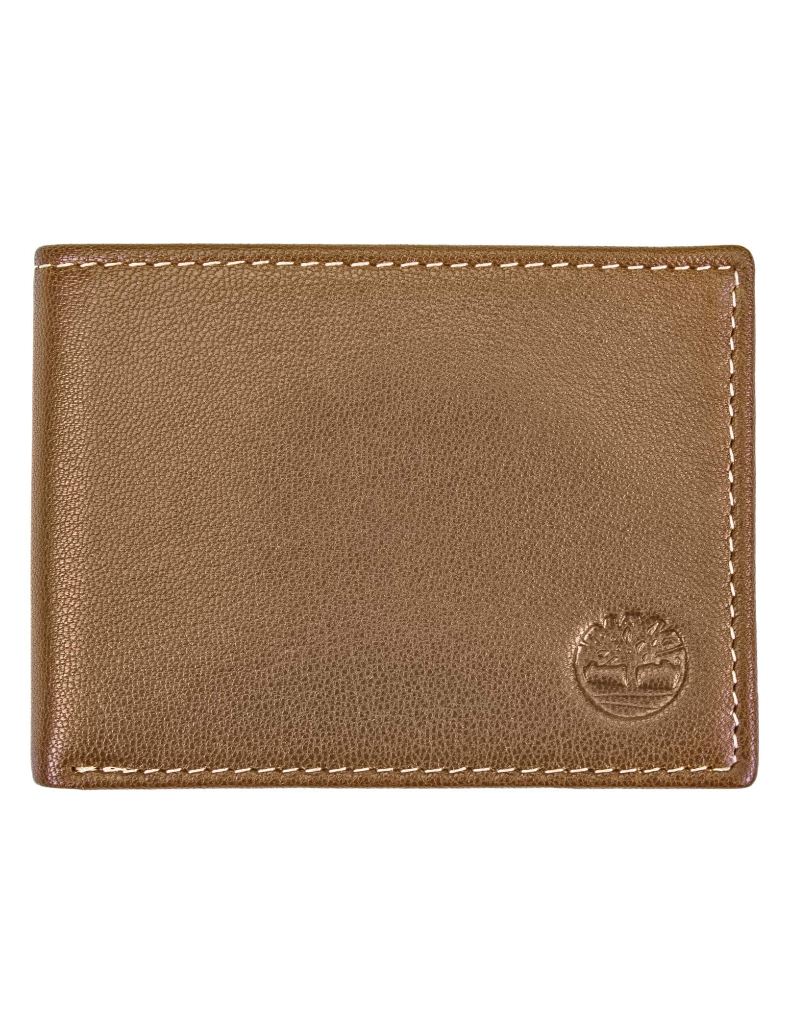 Men's Genuine Leather Passcase Security RFID Wallet