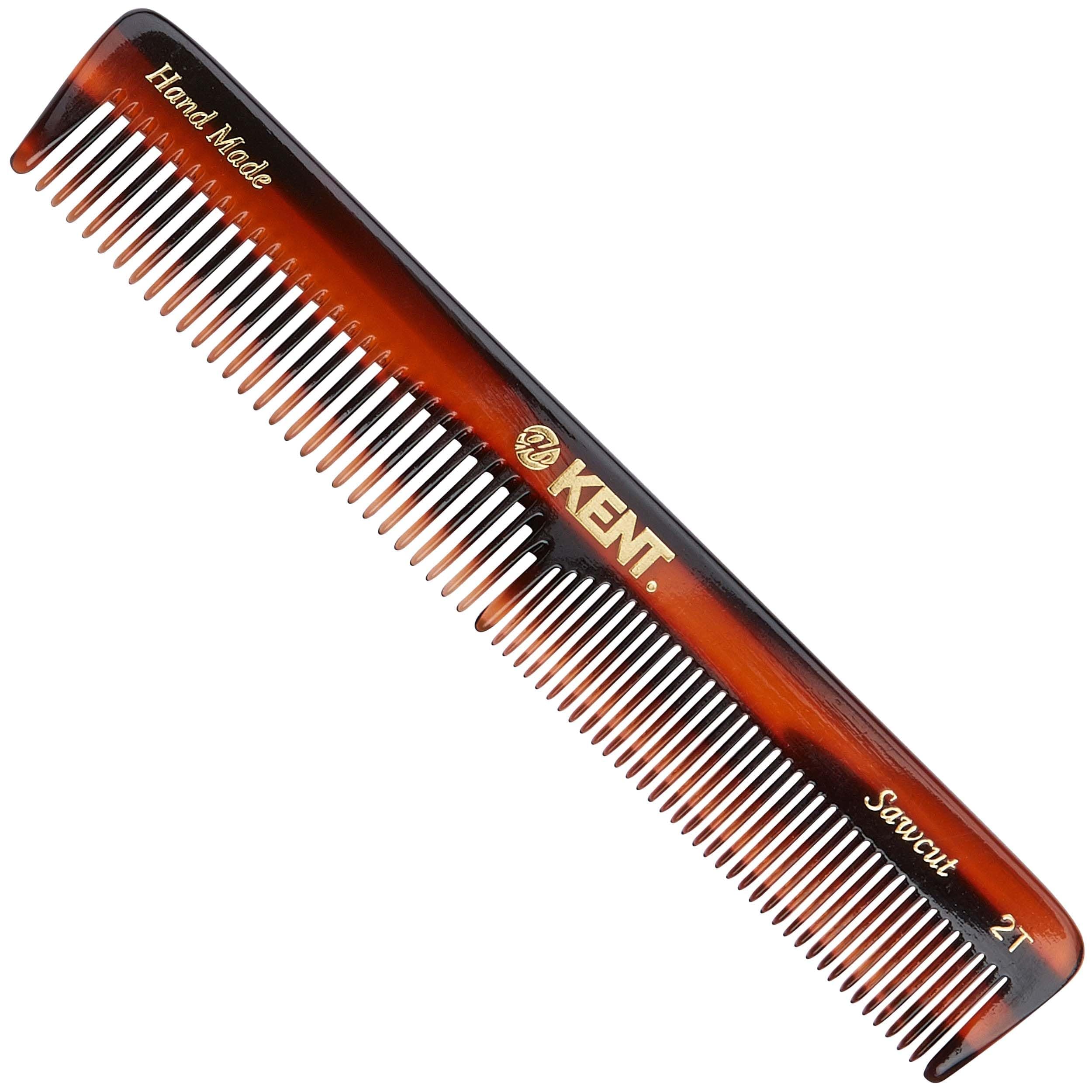 Kent Authentic Handmade all - fine Dressing Comb, Dark Brown, 154mm