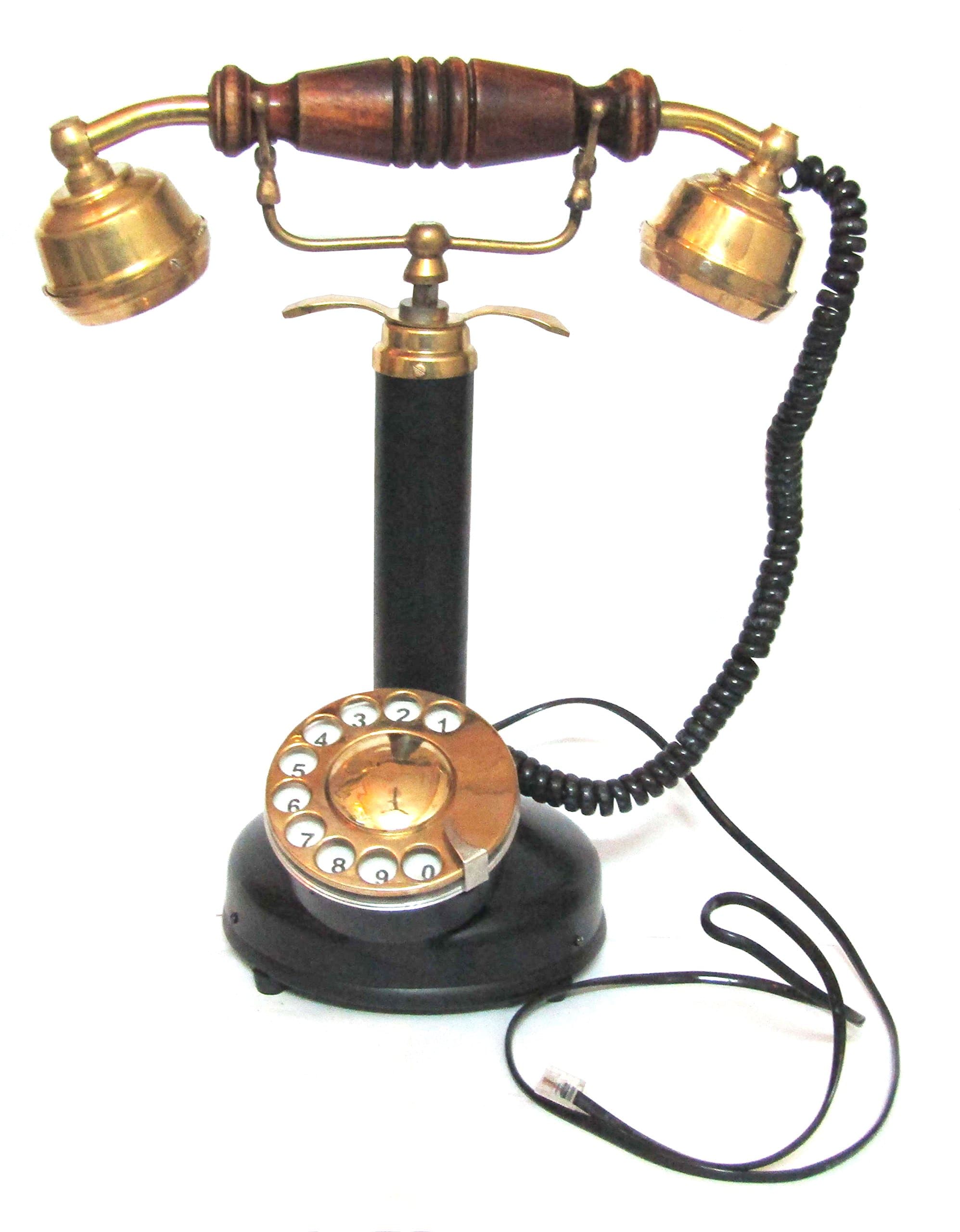 APS Craft Brass Maharaja Table Telephone nonworking