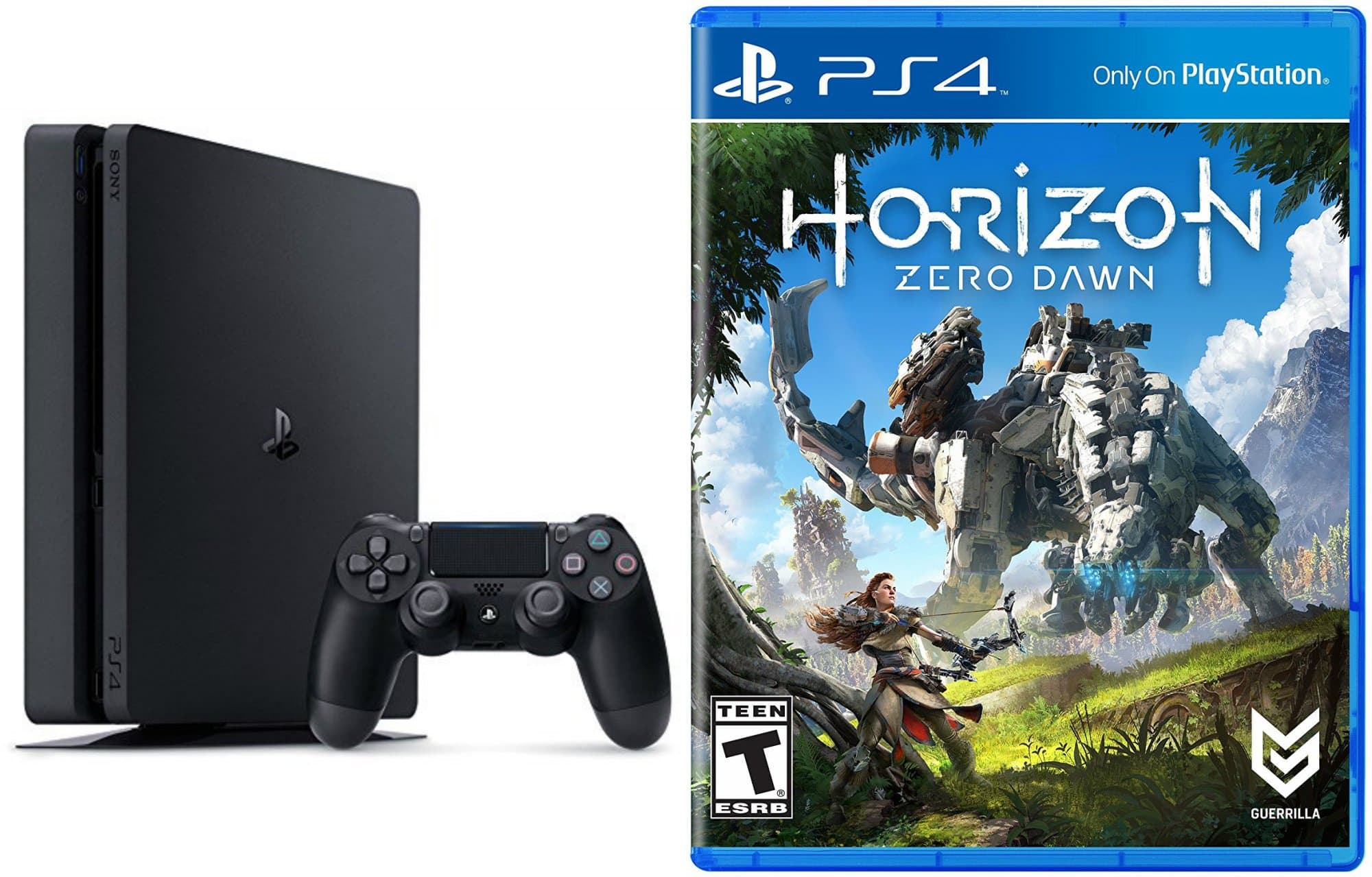 Sony PlayStation 4 Slim 500GB Console - Horizon: Zero Dawn Bundle PS4
