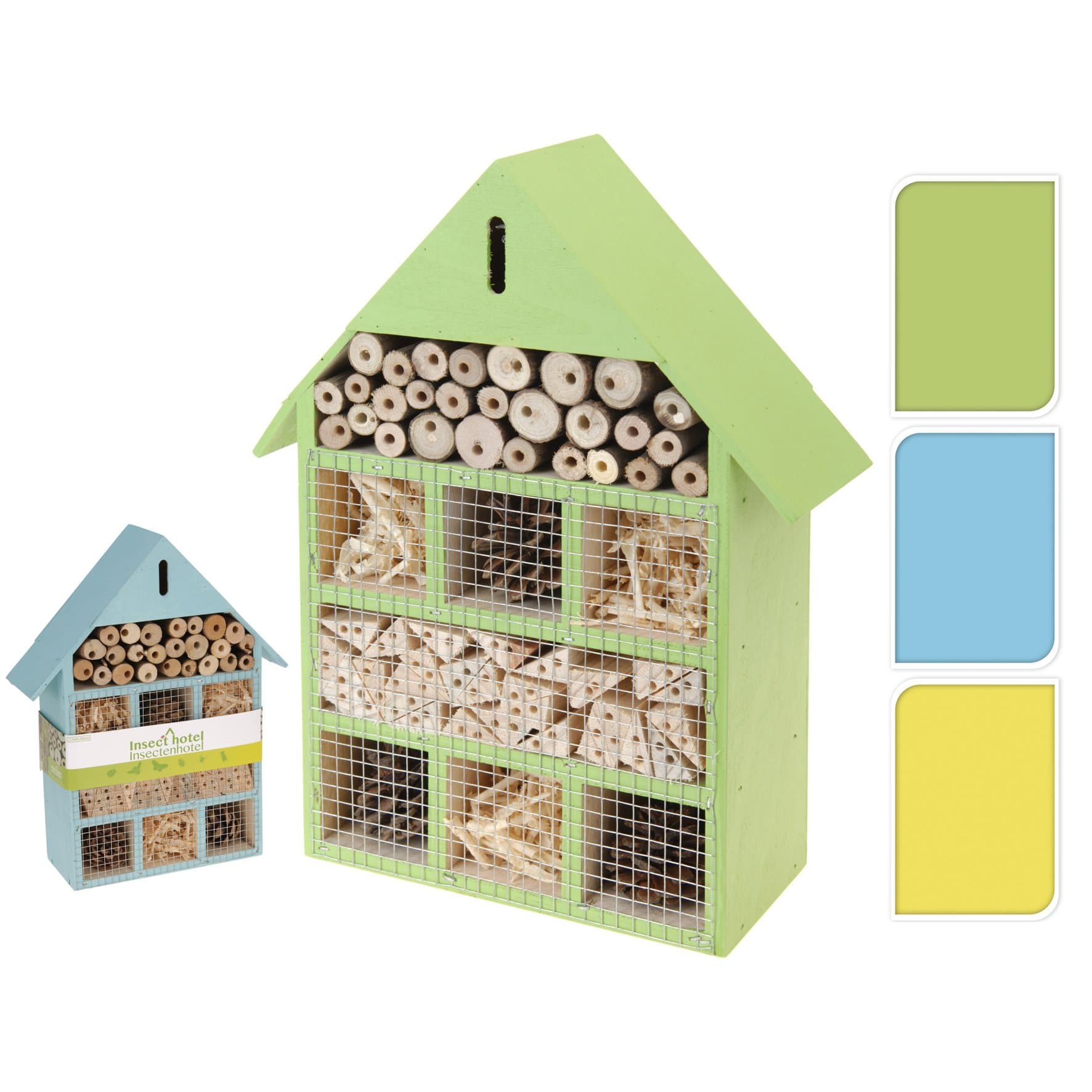 30X23X8 CM Insect Hotel Nesting Box Wild Bees Bee Insect Hotel