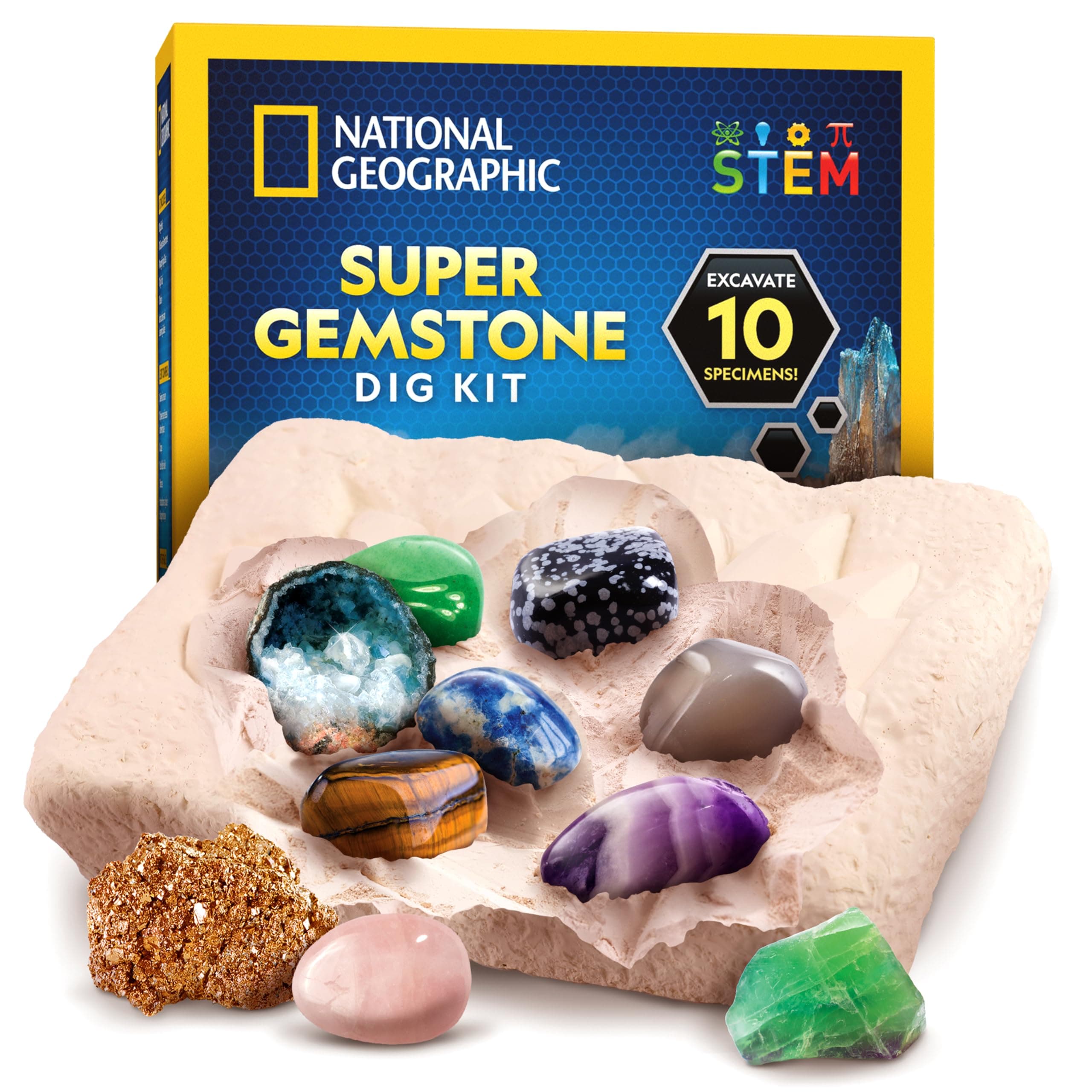 Blue Marble National Geographic Super Gemstone Dig Kit