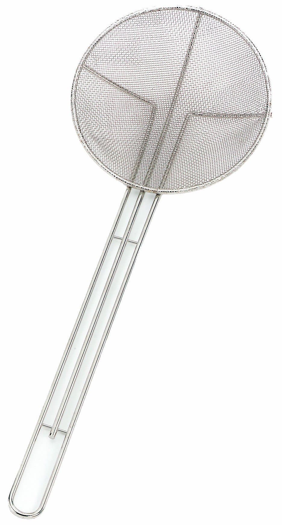 CRESTWARE6-1/2-Inch Round Screen Mesh Skimmer, 1.5 Inches, Silver