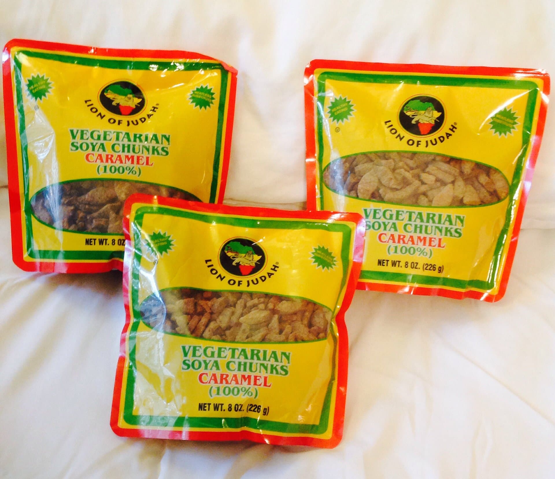 Vegetarian Soya Chunks Carmel 8 oz (6 Pk)