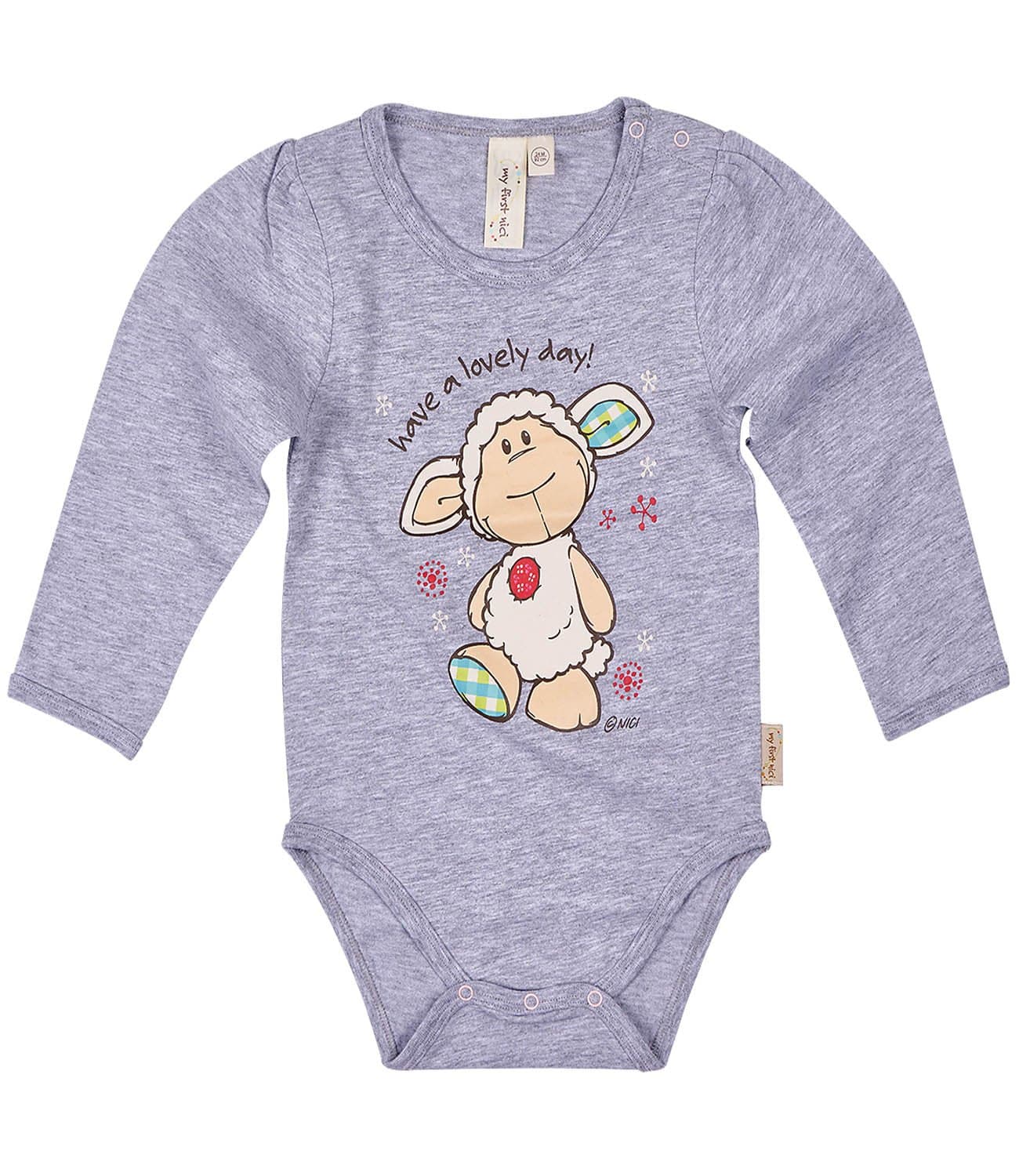 Nici Babies Baby body - grey