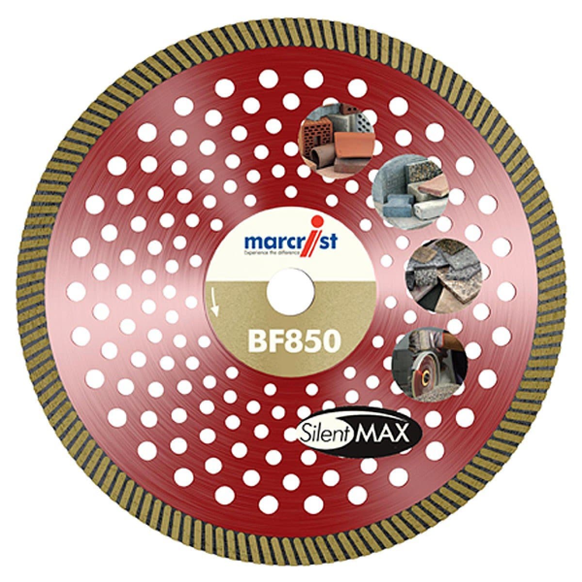 Marcrist BF850 Silent Max 125mm Angle Grinder Diamond Blade Pack of 10