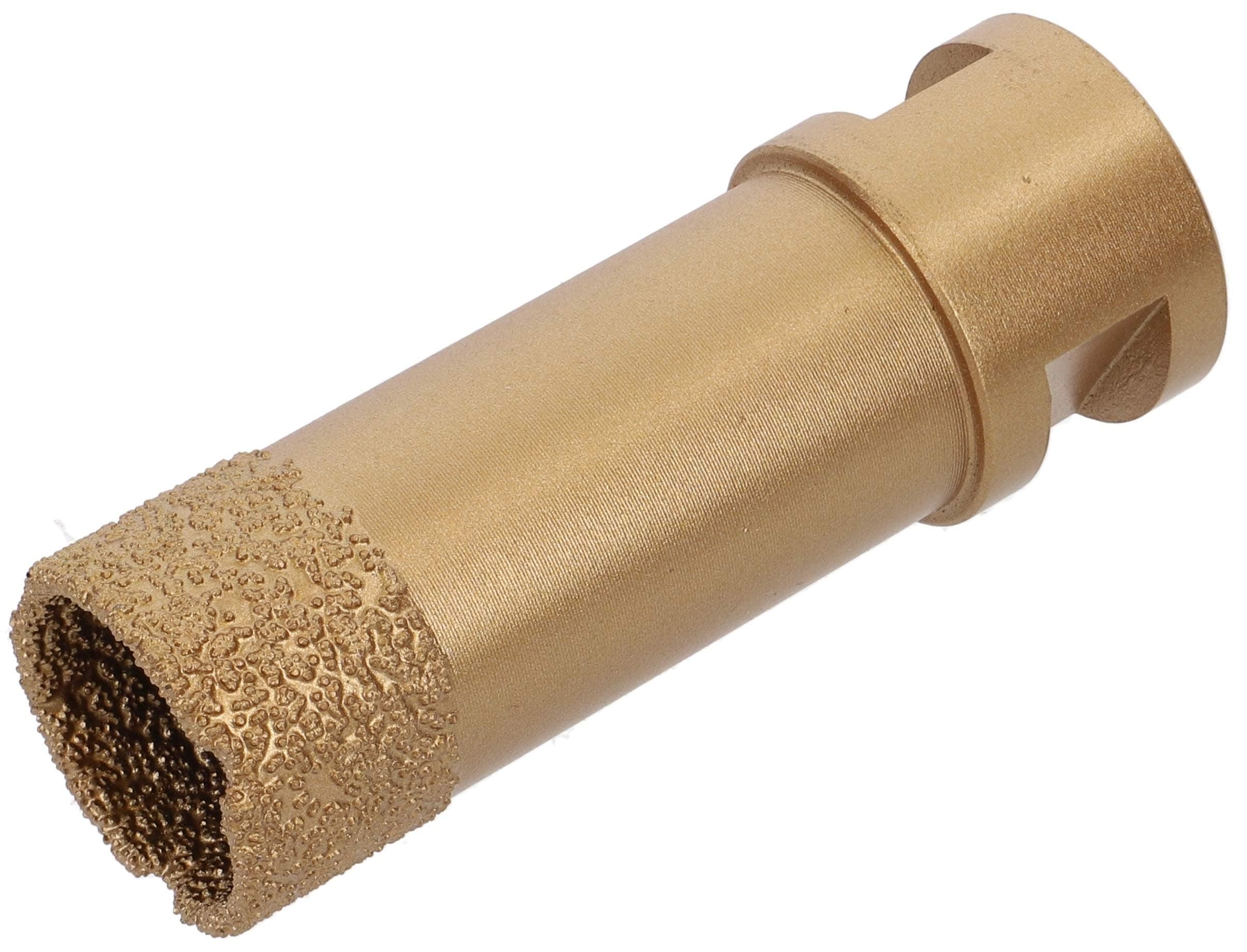 PRODIAMANT Professional Tile Drill bit Tile 25 mm x M14 Diamond Drill bit Angle Grinder for Dry Drilling in fine Stoneware, Wall Tiles and Natural Stone