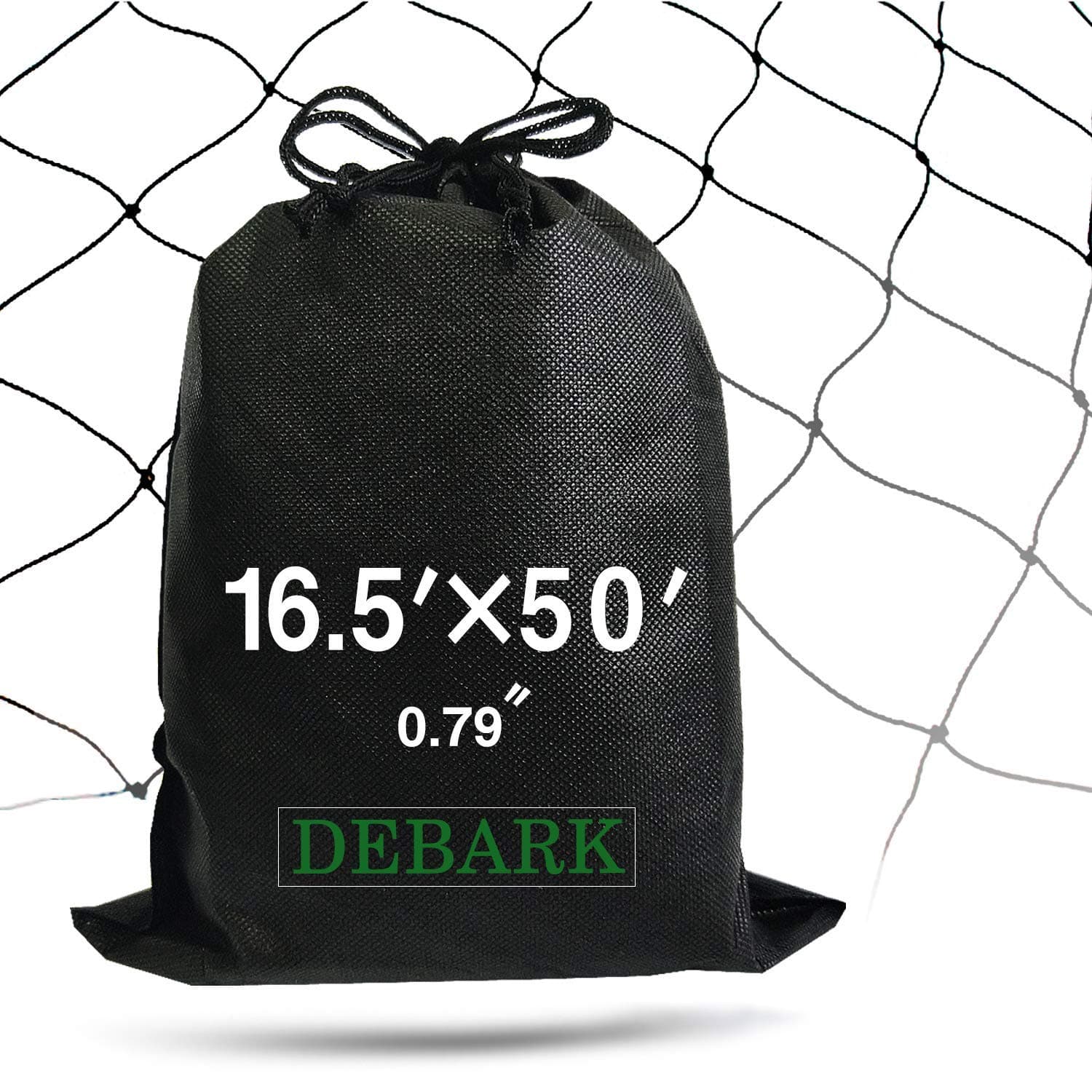 Bird Netting Protect Plants and Fruit Trees - Extra Strong Garden Net is Easy to Use, Doesn't Tangle and Reusable - Lasting Protection (16.5ft x 50ft)