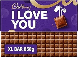 Cadbury Dairy Milk I Love You Gift Chocolate Bar Extra-Large 850g