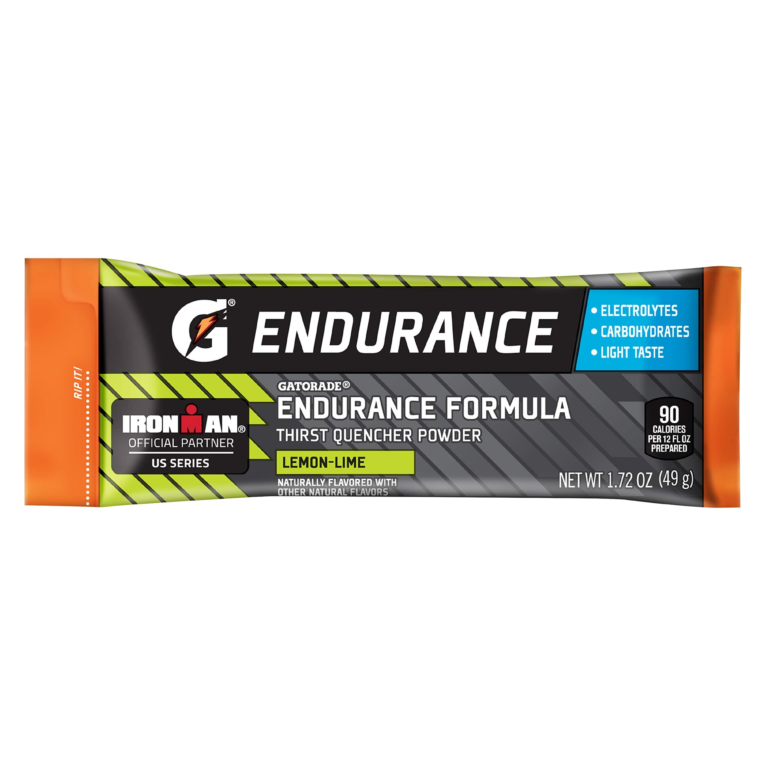 Endurance Formula Powder Sticks, Lemon Lime, 1.72 oz. Packs, 12 Count