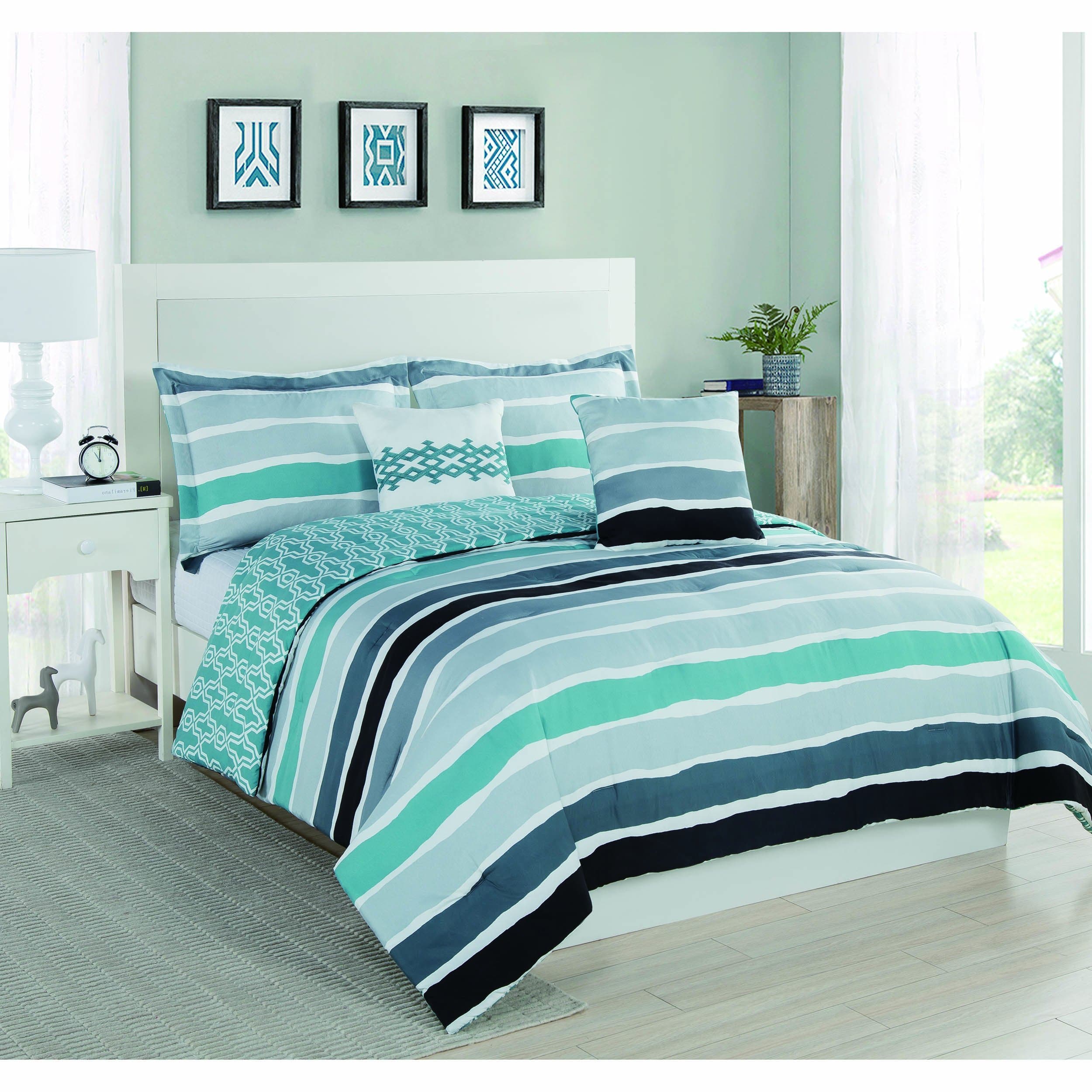 Tie Dye Stripe King 5-Piece Comforter Set