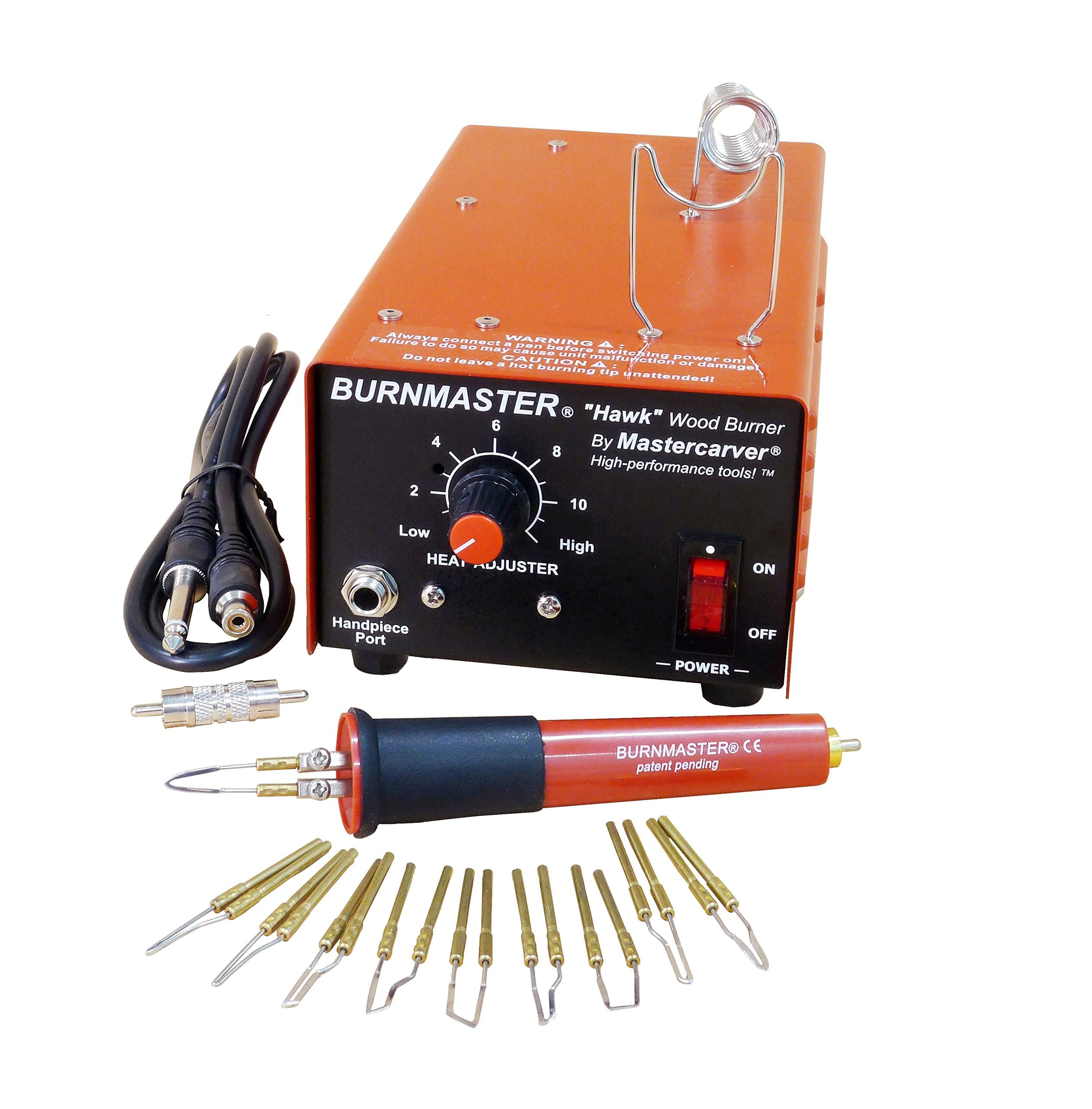 Burnmaster HAWK single port woodburner PACKAGE - burner + pen + tips (110V)