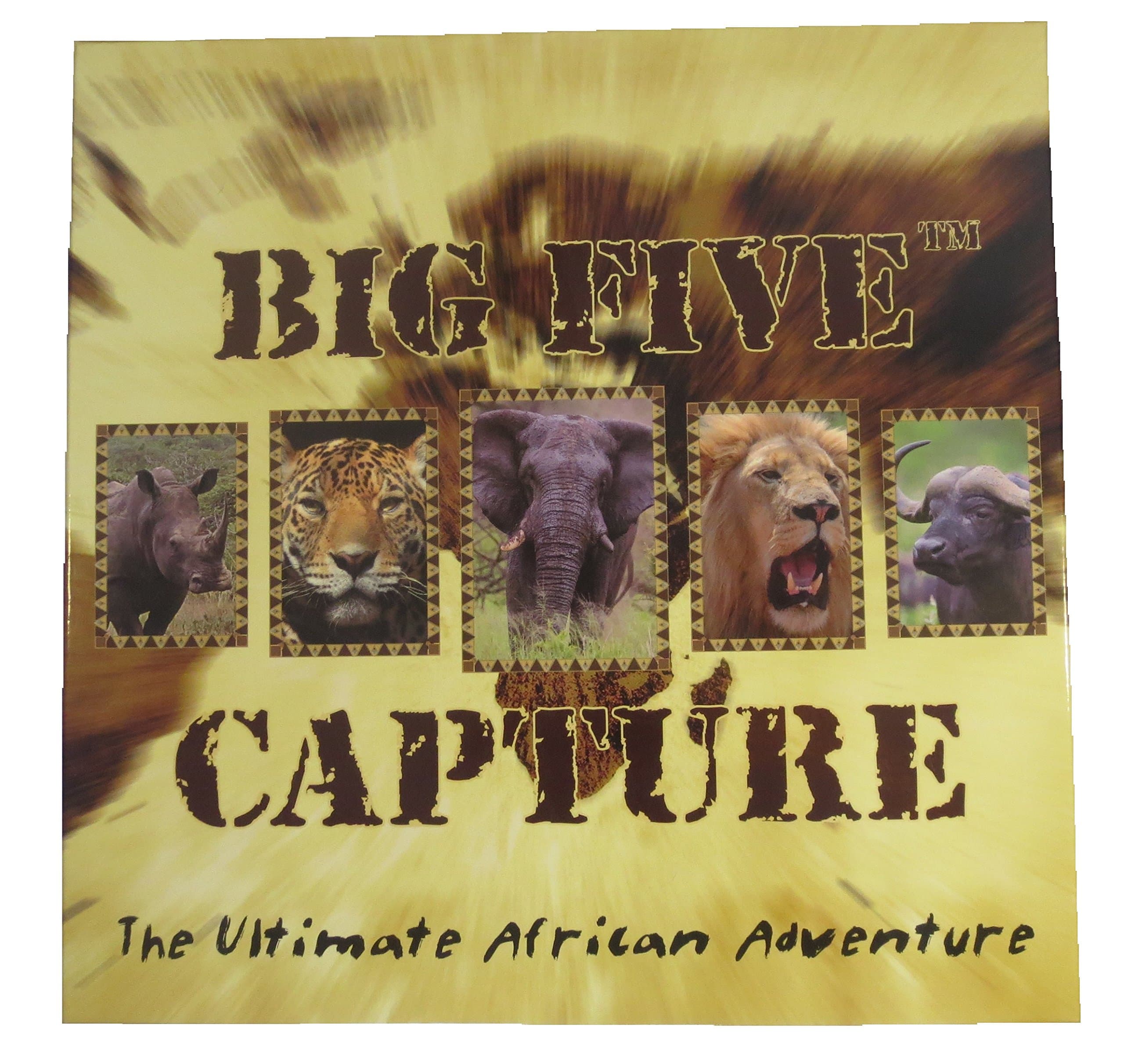 BIG FIVE CAPTURE BOARD GAME. Are you ready for the ultimate African safari adventure? Family game of strategy that is full of unexpected surprises.