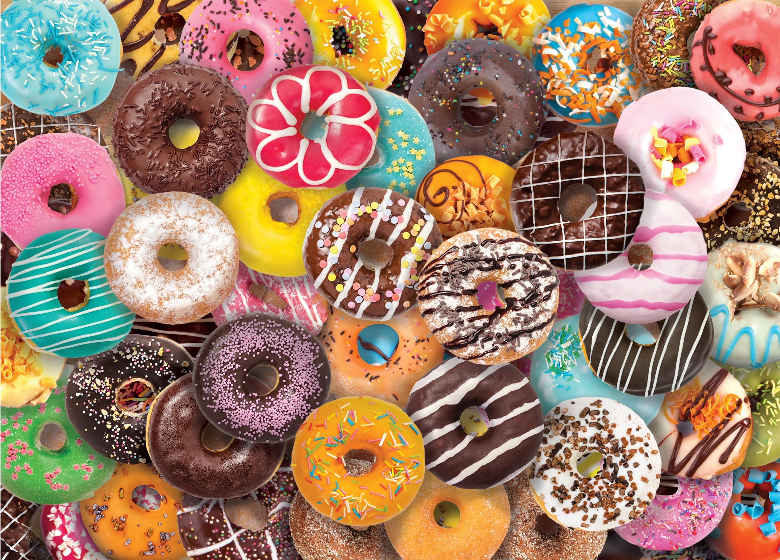 Peter Pauper Press Donuts 1000 Piece Jigsaw Puzzle