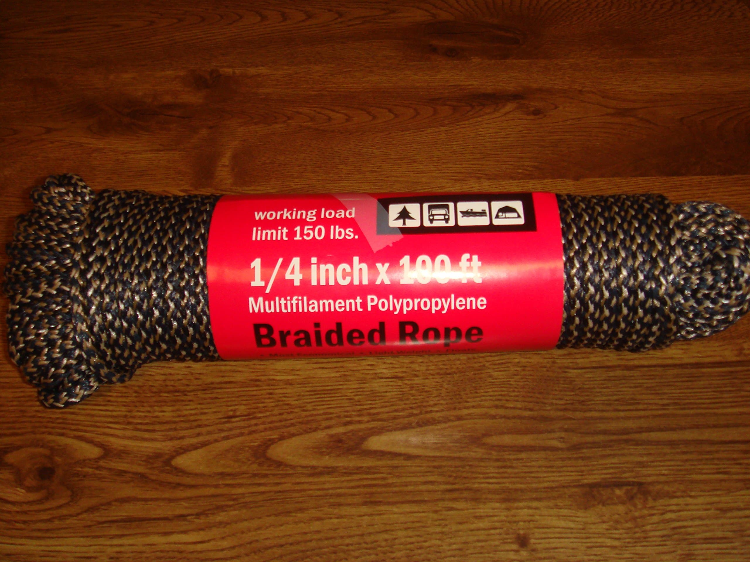 IdeaLines By Unicord Multi Color Solid Braid Polypropylene 1/4"x100'