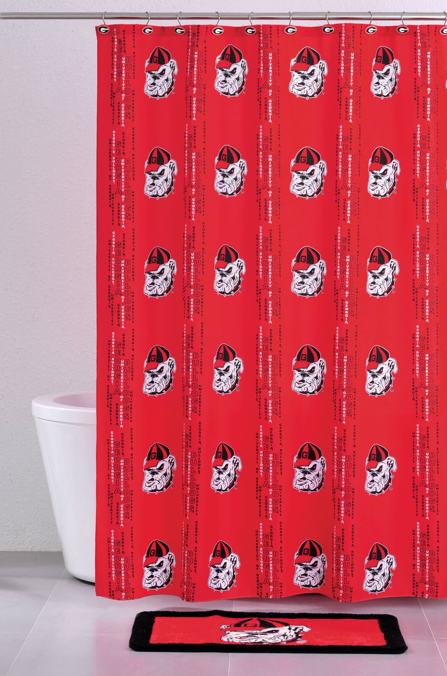 NCAA Shower Curtain NCAA Team: Georgia