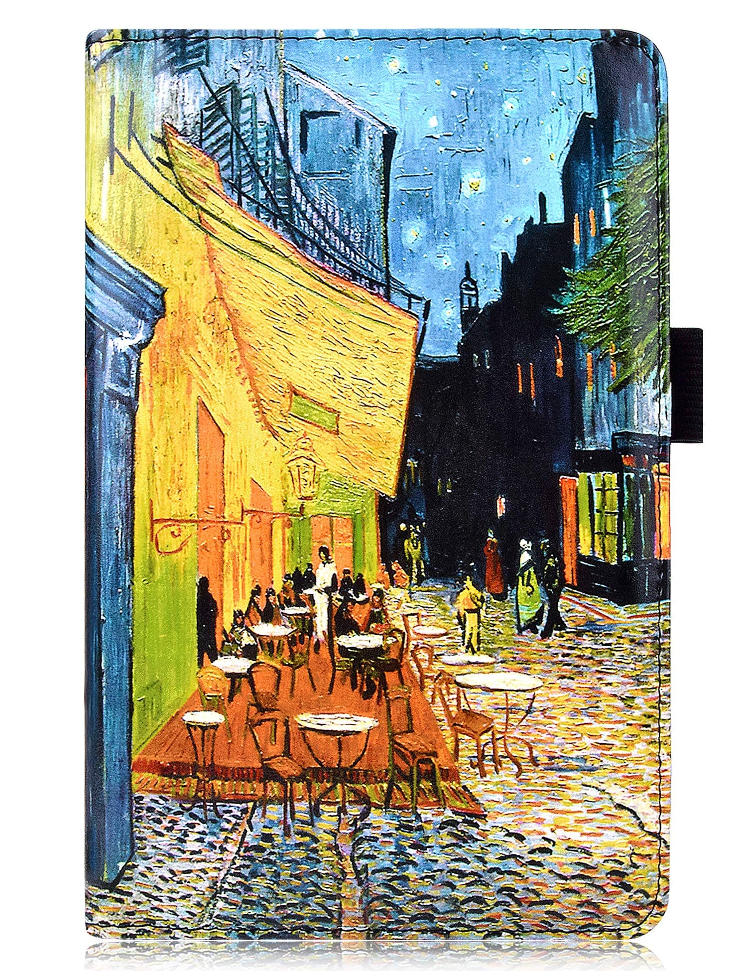 YOMFUN Server Book for Waitress Book Van Gogh Waiter Serving Book, Waiter Book for Server Wallet Waitstaff Book, Waitress Wallet Restaurant Server Book 5X 7.7" (Cafe at Night)