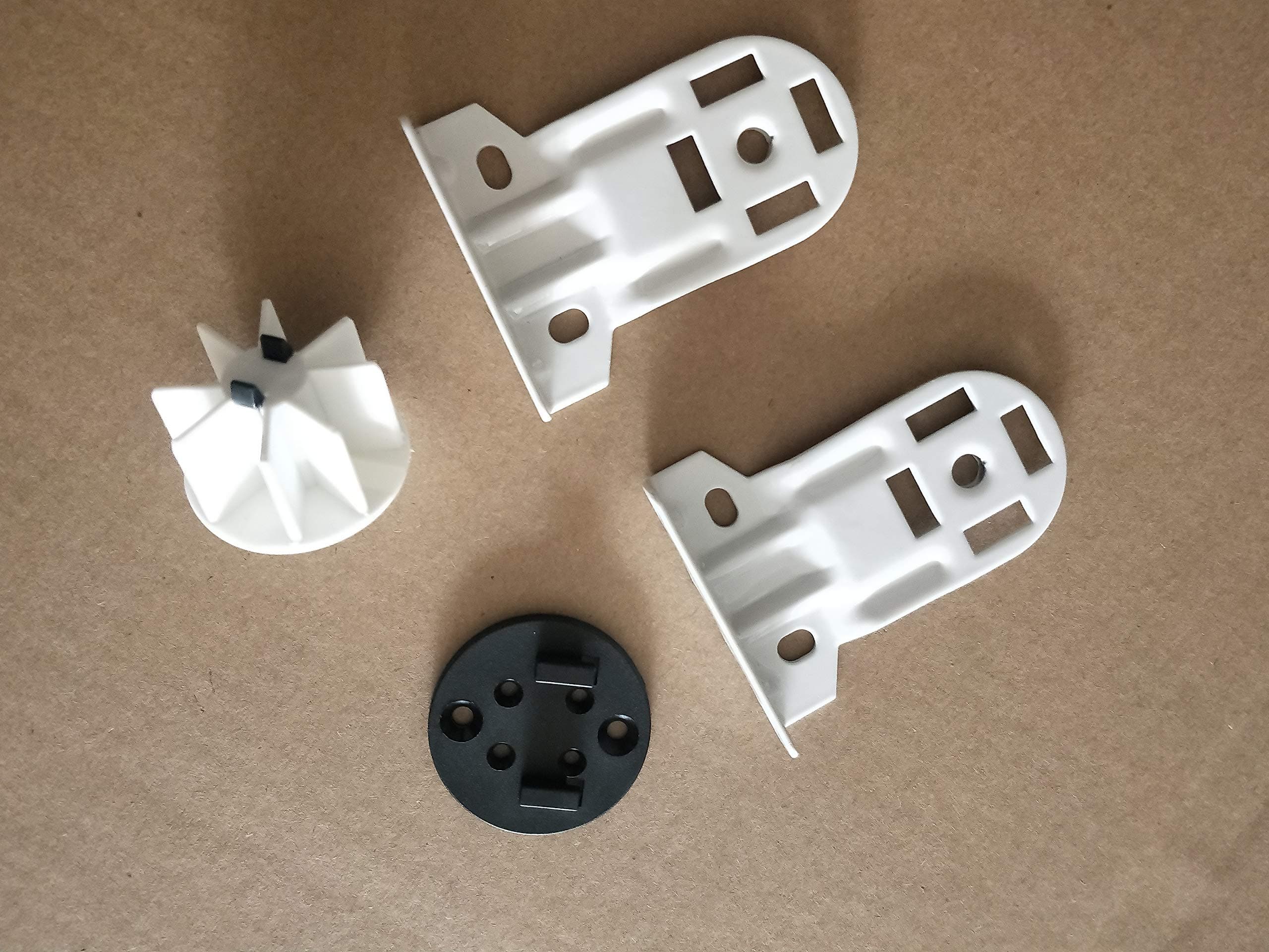 Mount Window Shade Brackets, Fits RollEase Roller Blind 1.5inch Roller Pipe 1 Pair