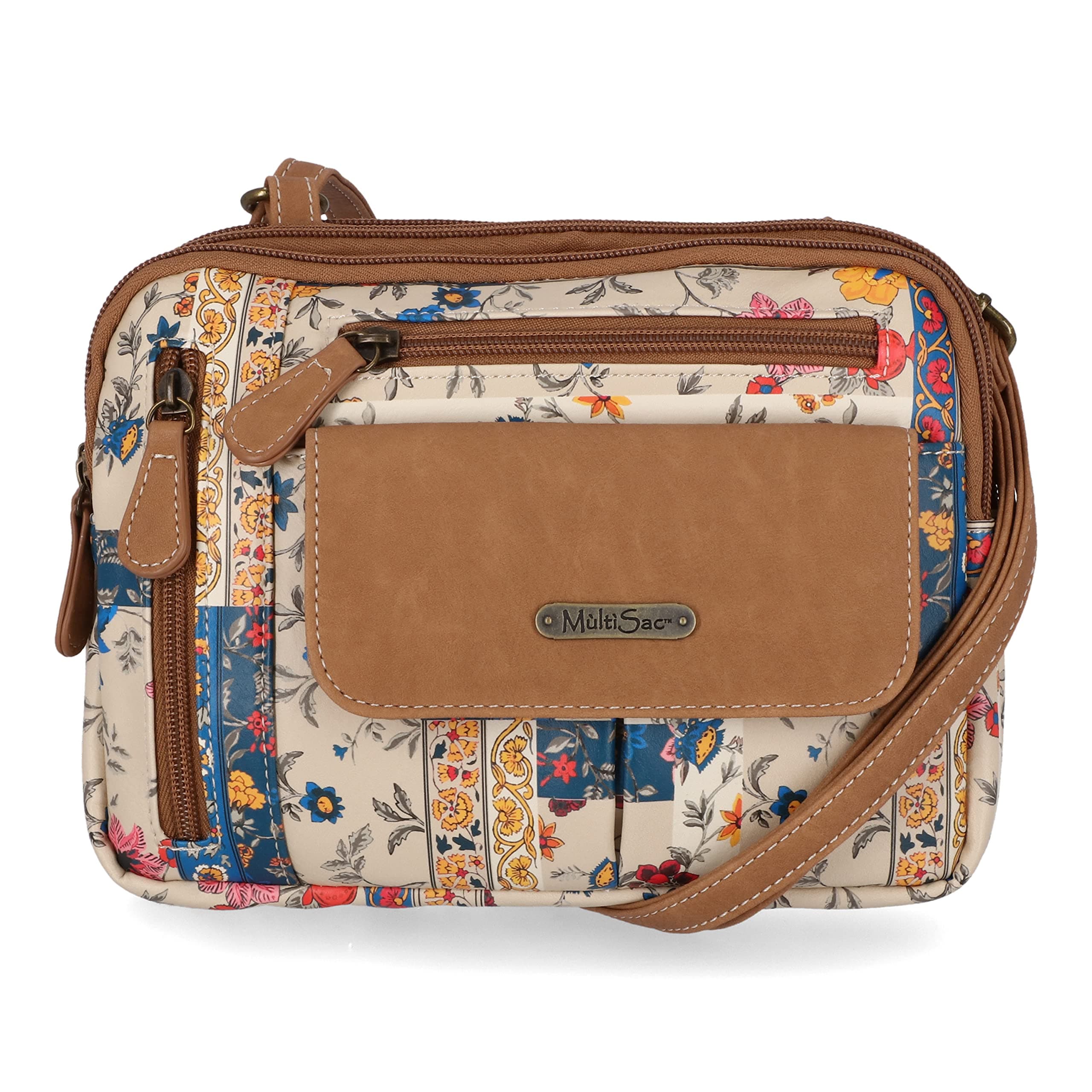 Zippy Triple Compartment Crossbody Bag