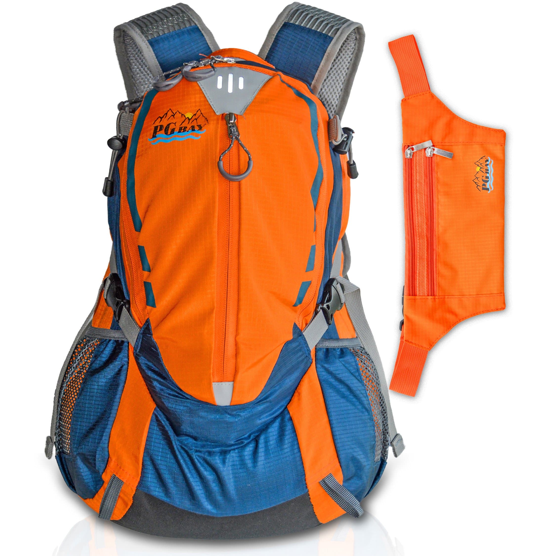 Travel Backpack & Waist Pack (Orange)