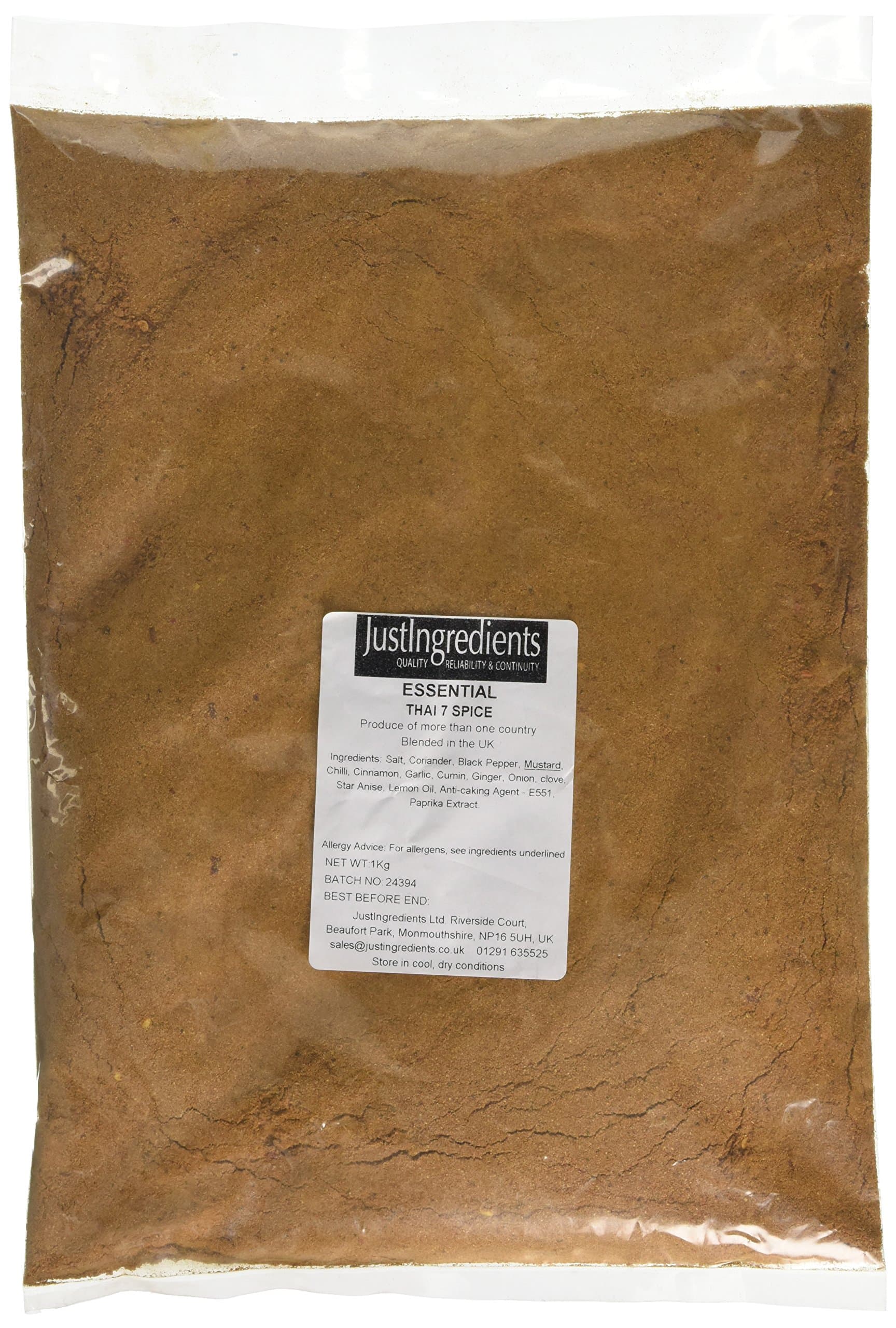 JustIngredientsEssentials Thai 7 Spice Blend, 1 kg