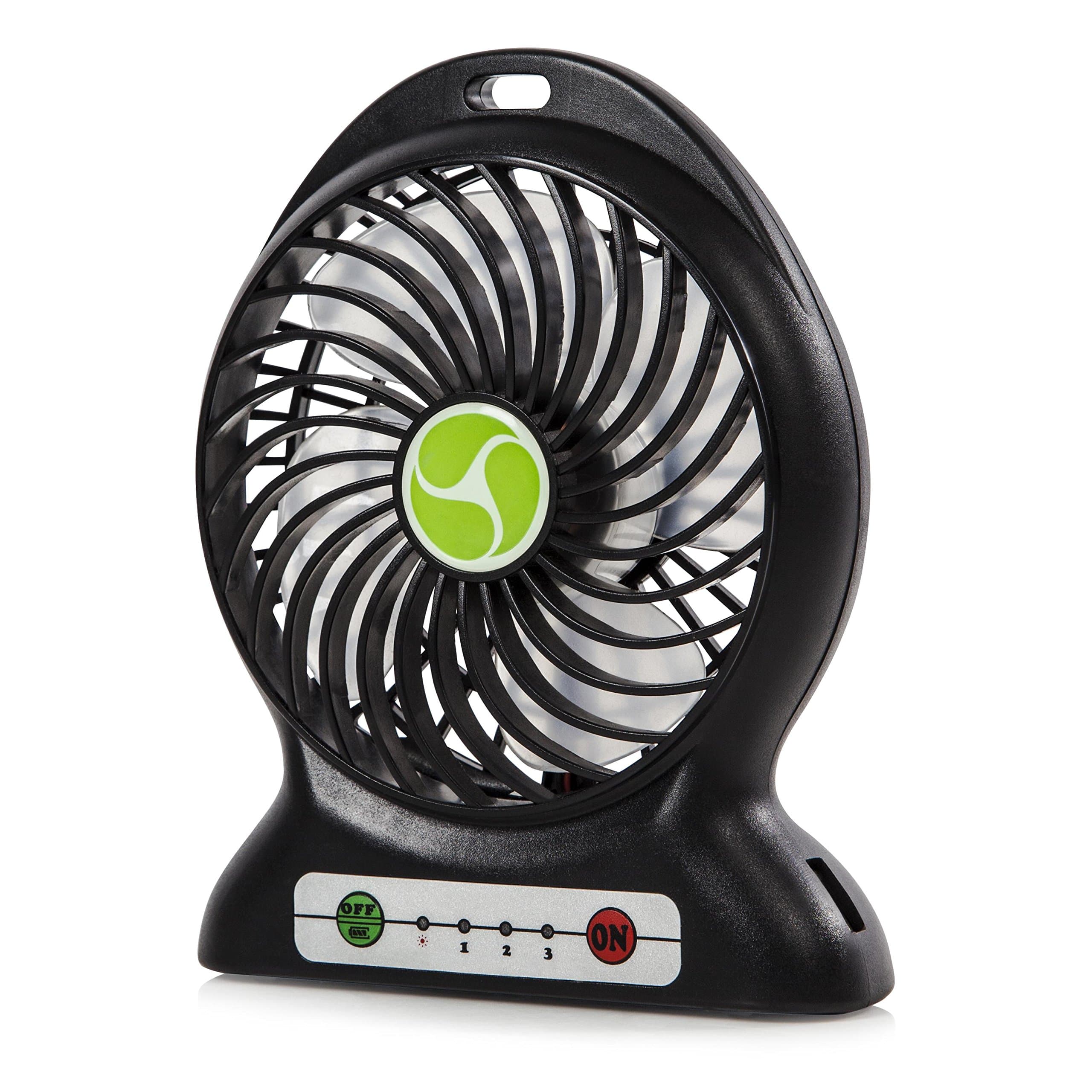 Itek 4-Inch Rechargeable Desk Fan